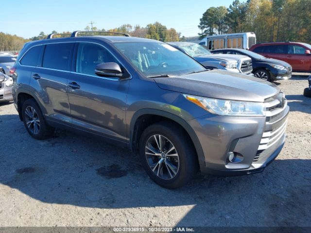 toyota highlander 2018 5tdzzrfh7js274261