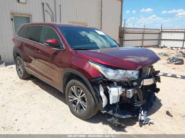 toyota highlander 2019 5tdzzrfh7ks299341