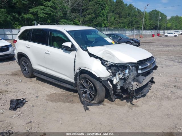 toyota highlander 2019 5tdzzrfh7ks316901