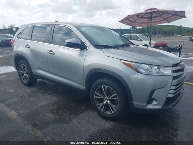 toyota highlander 2019 5tdzzrfh8ks369879