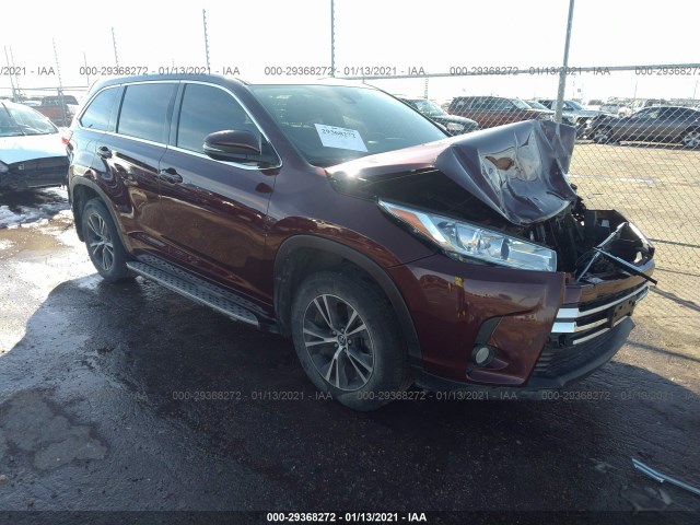 toyota highlander 2017 5tdzzrfhxhs231575