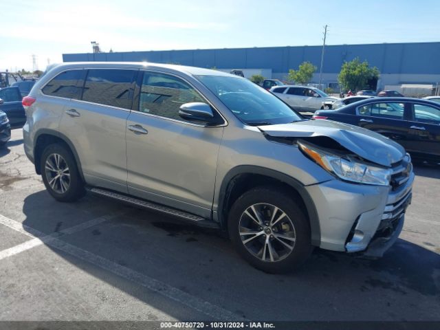 toyota highlander 2018 5tdzzrfhxjs240282