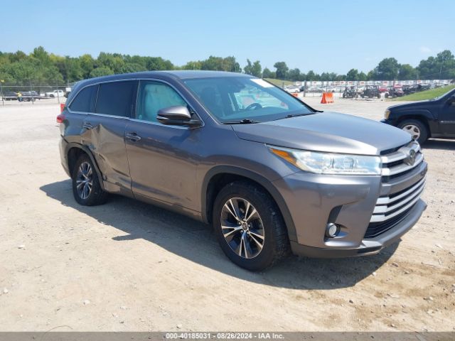 toyota highlander 2018 5tdzzrfhxjs268244