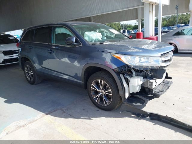 toyota highlander 2019 5tdzzrfhxks332171