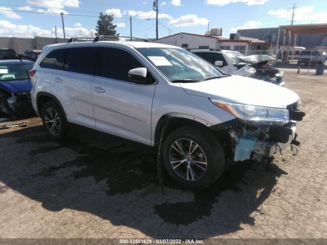 toyota highlander 2019 5tdzzrfhxks354218