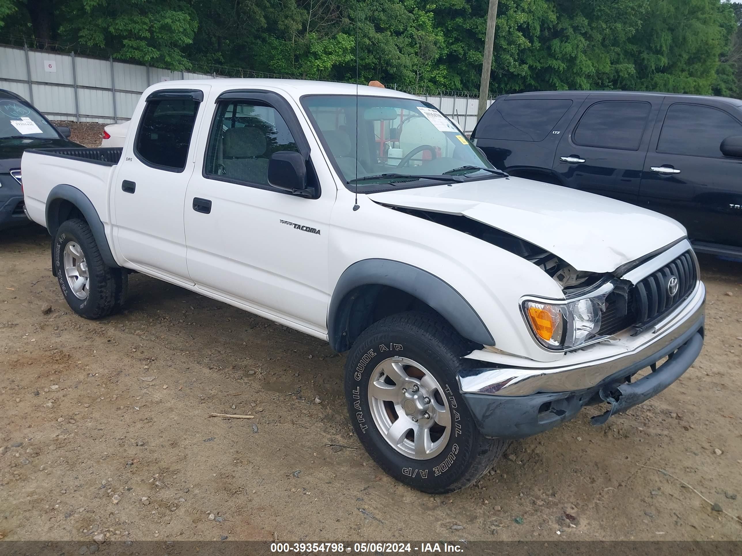 toyota tacoma 2001 5tegm92n91z809336