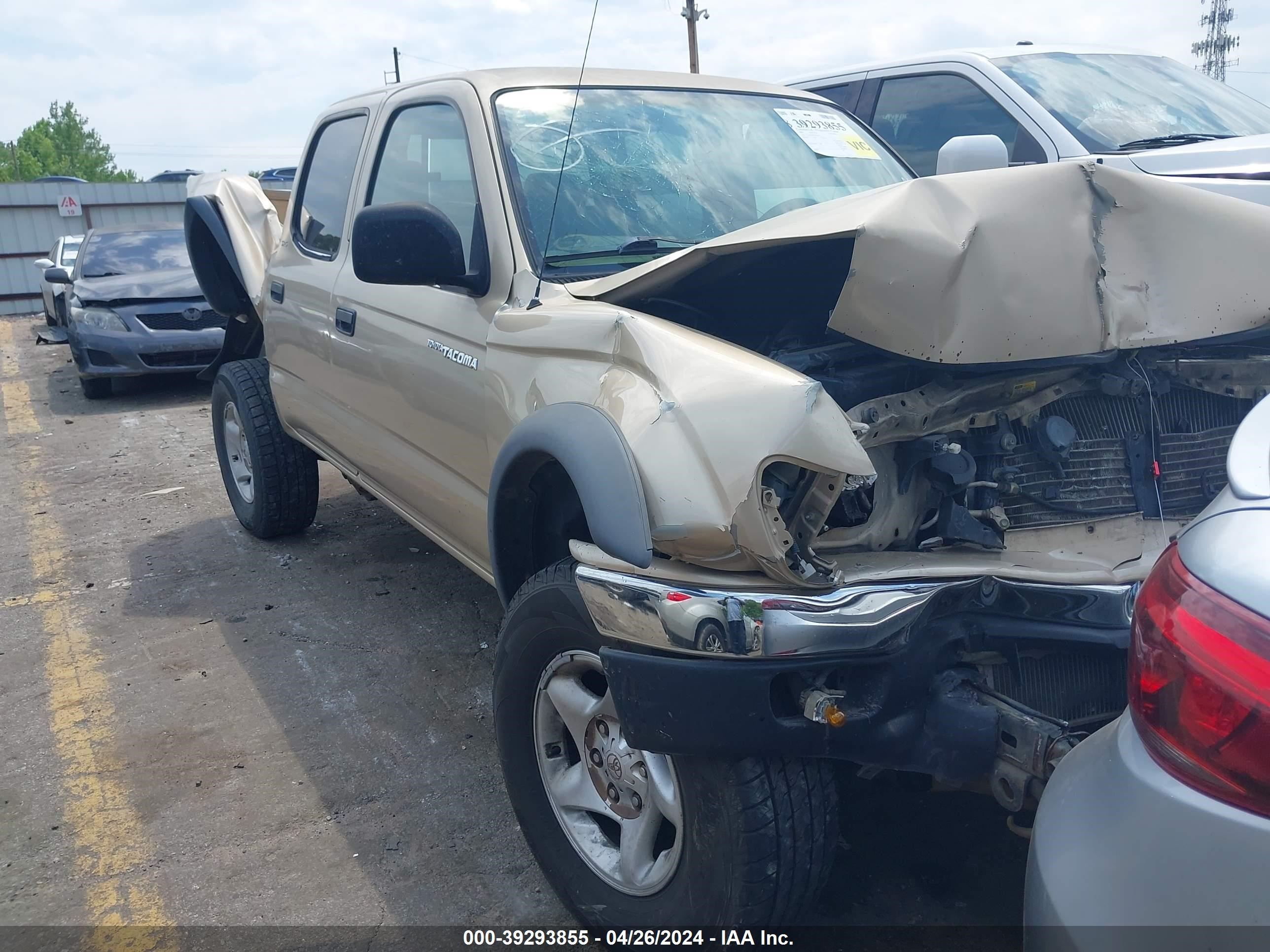 toyota tacoma 2004 5tegn92n04z363045