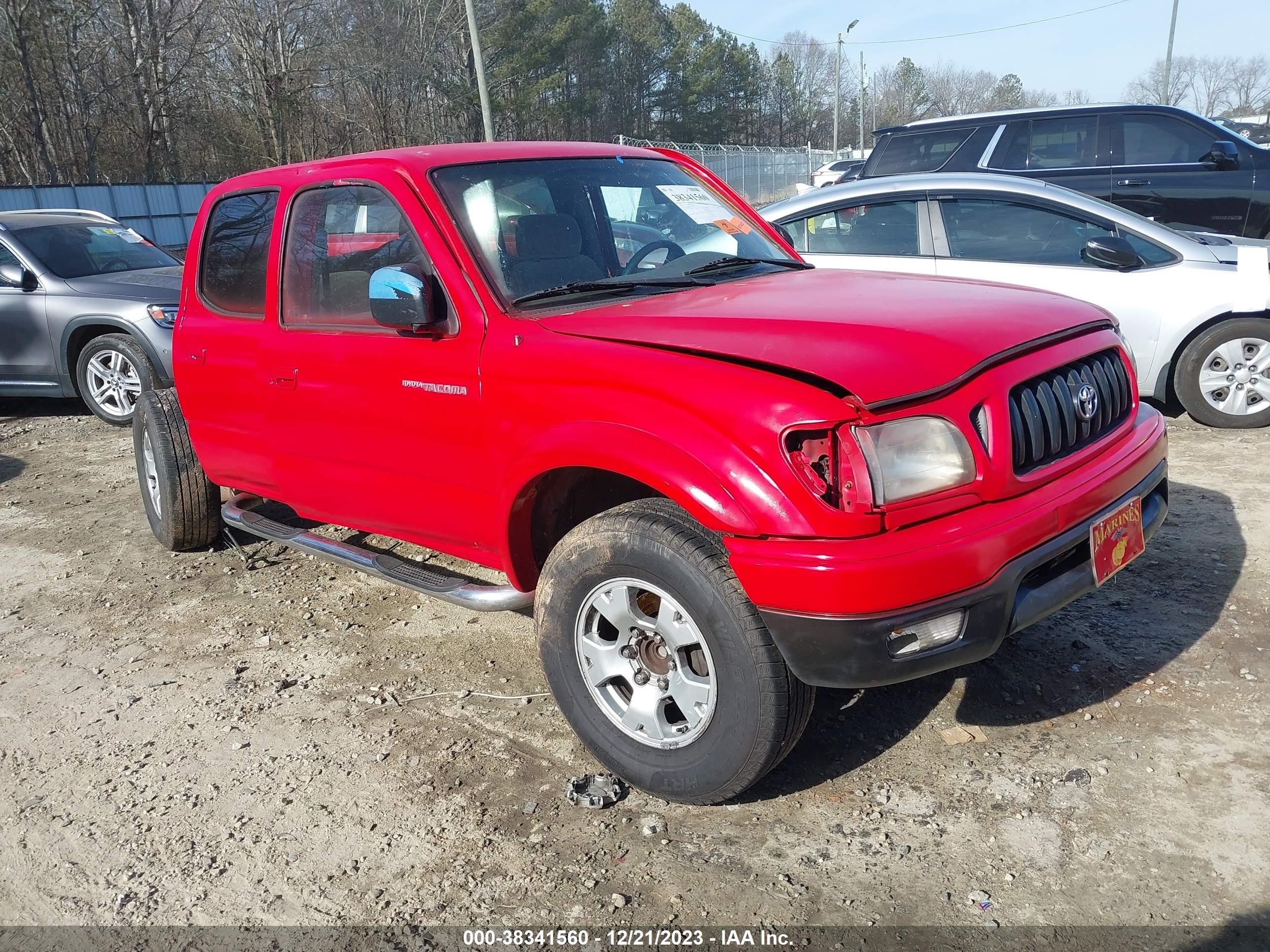 toyota tacoma 2002 5tegn92nx2z114703