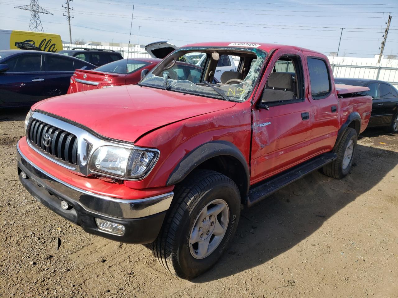 toyota tacoma 2001 5tehn72n01z855756