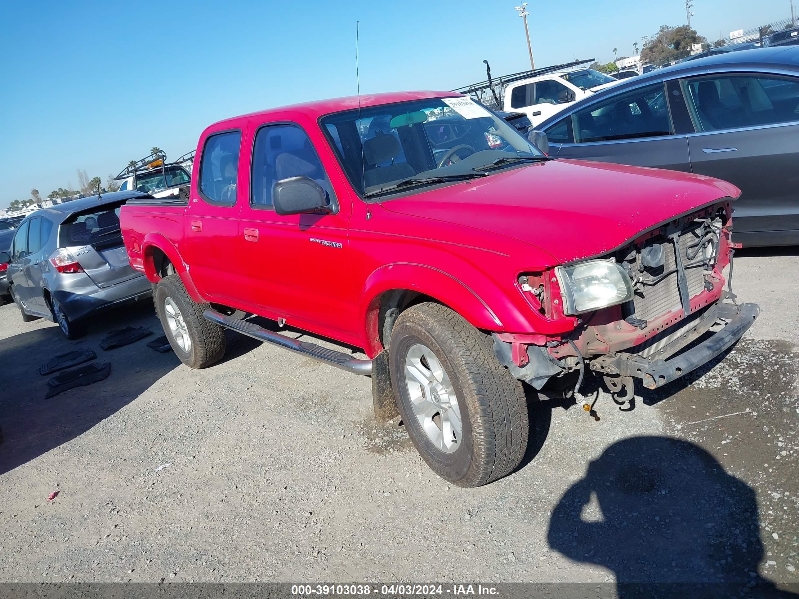 toyota tacoma 2003 5tehn72n93z177138