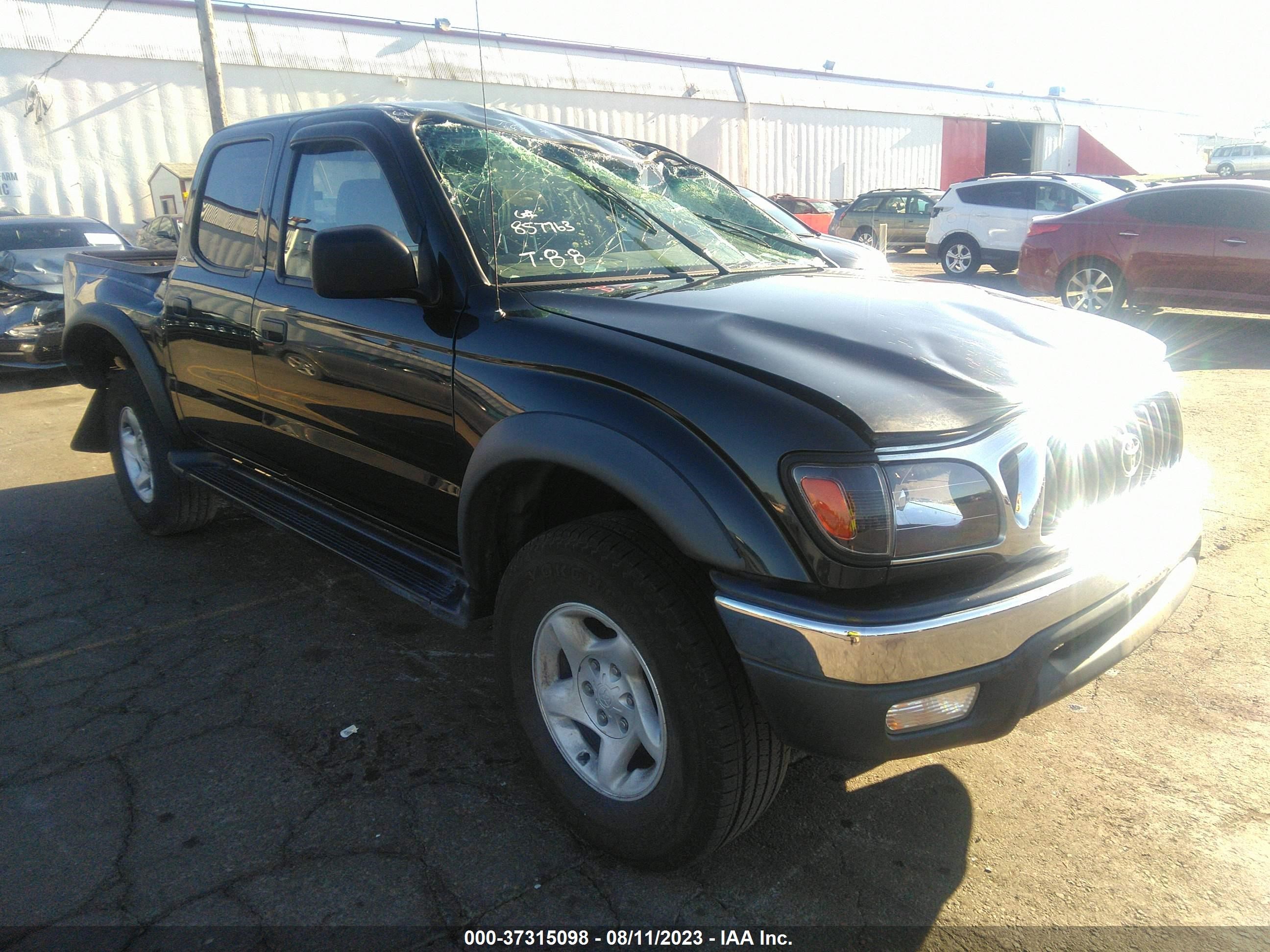 toyota tacoma 2001 5tehn72nx1z740789