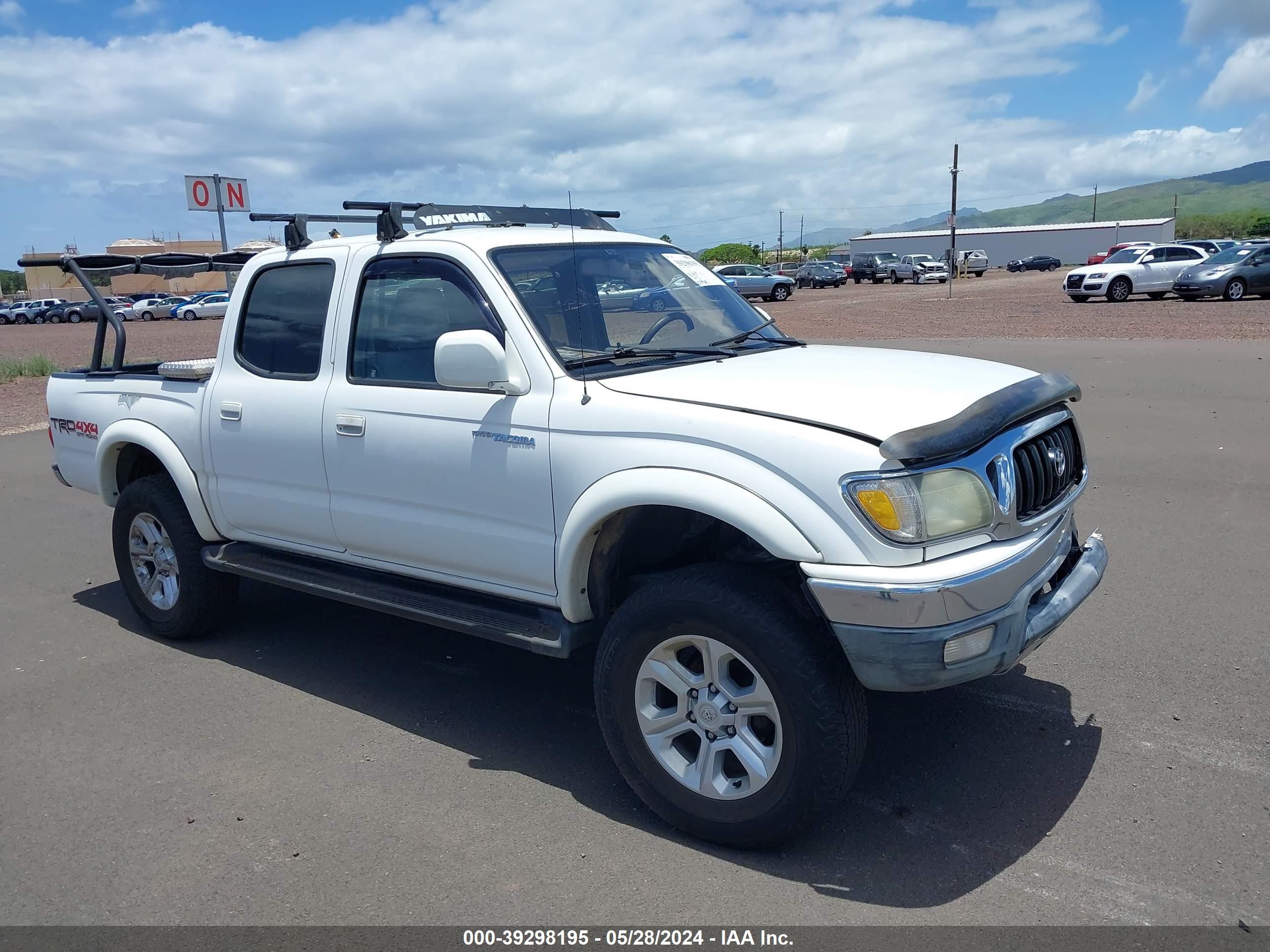 toyota tacoma 2001 5tehn72nx1z800506