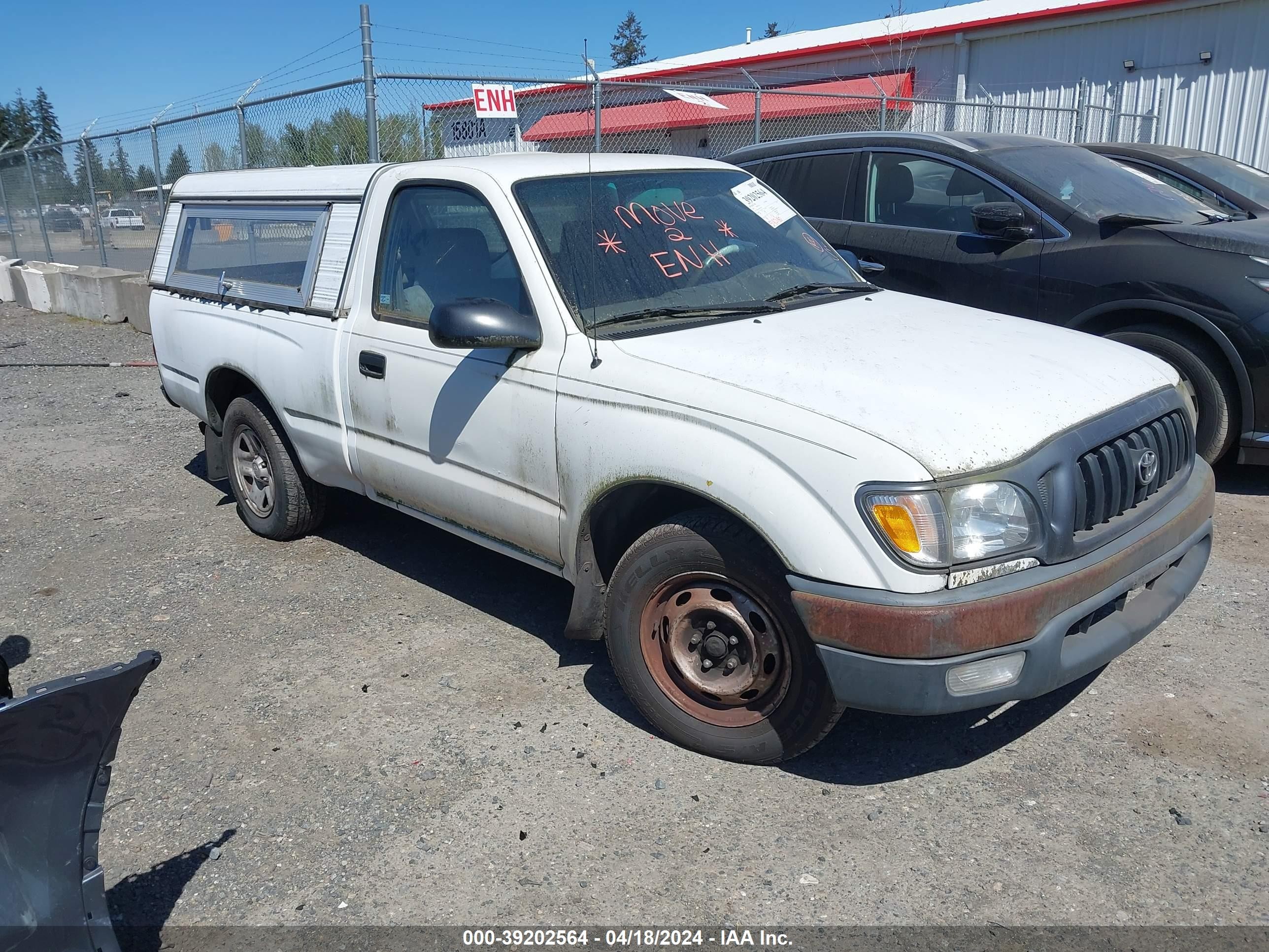 toyota tacoma 2003 5tenl42n43z150551