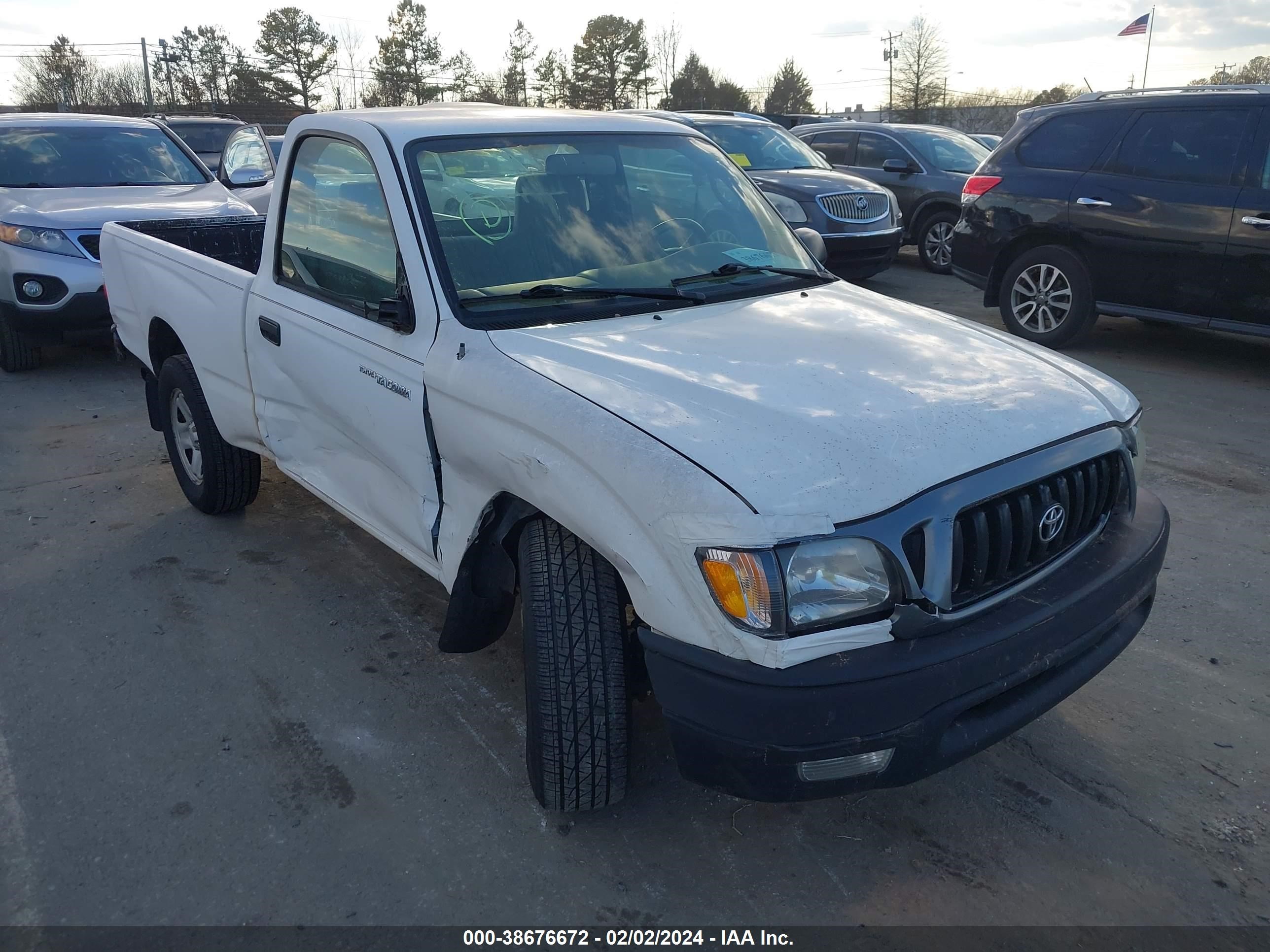 toyota tacoma 2004 5tenl42n44z436630