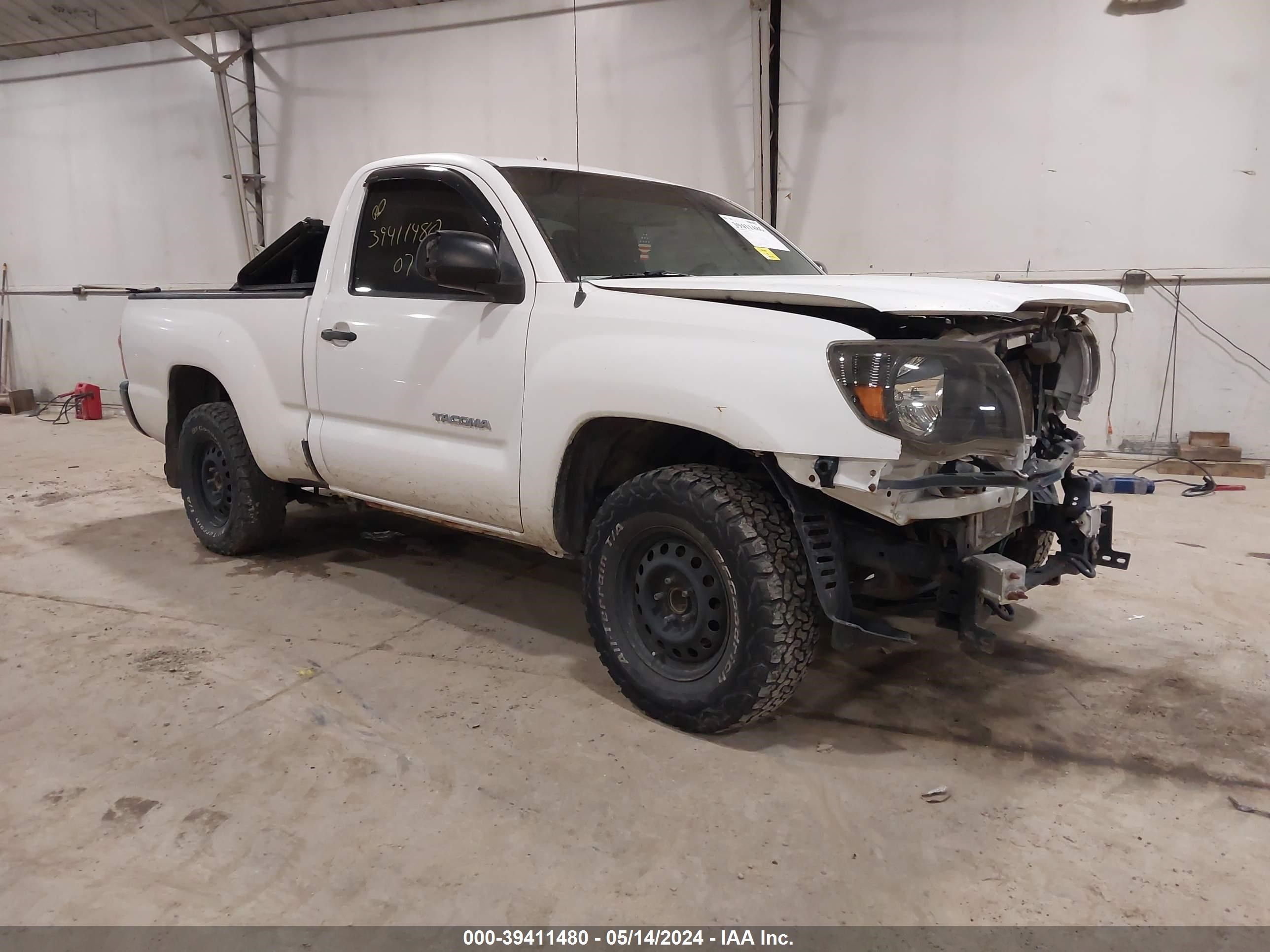 toyota tacoma 2007 5tenx22n17z364279