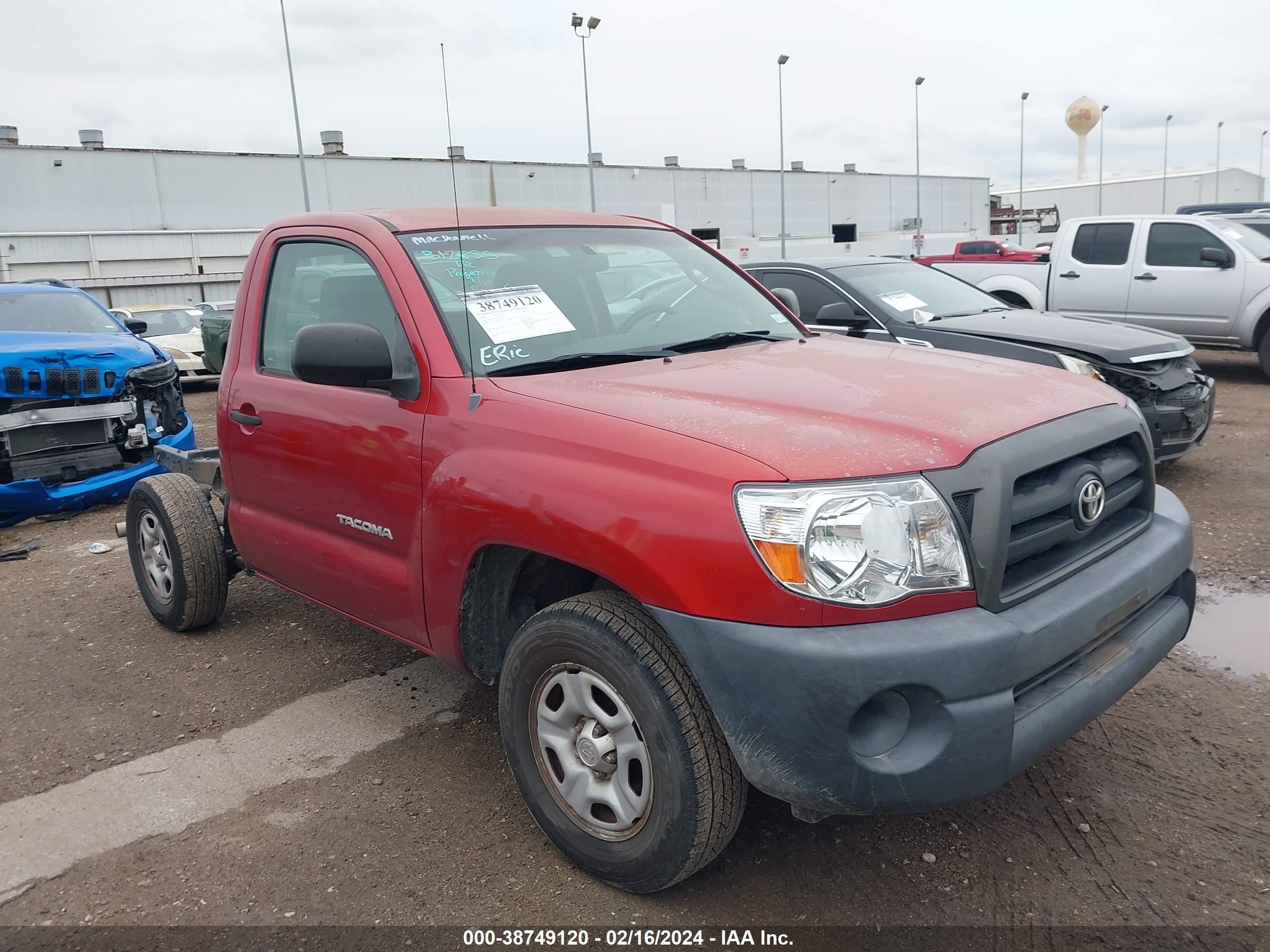 toyota tacoma 2005 5tenx22n25z101103