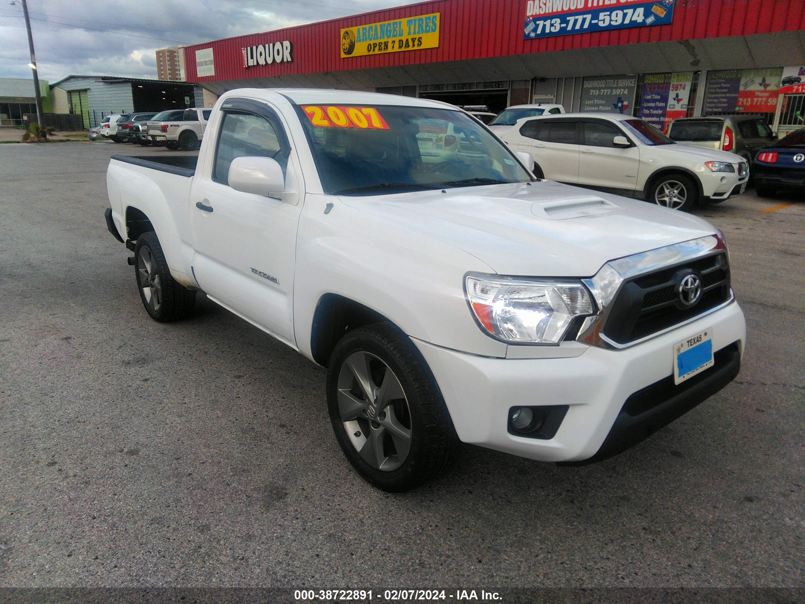 toyota tacoma 2007 5tenx22n27z459708