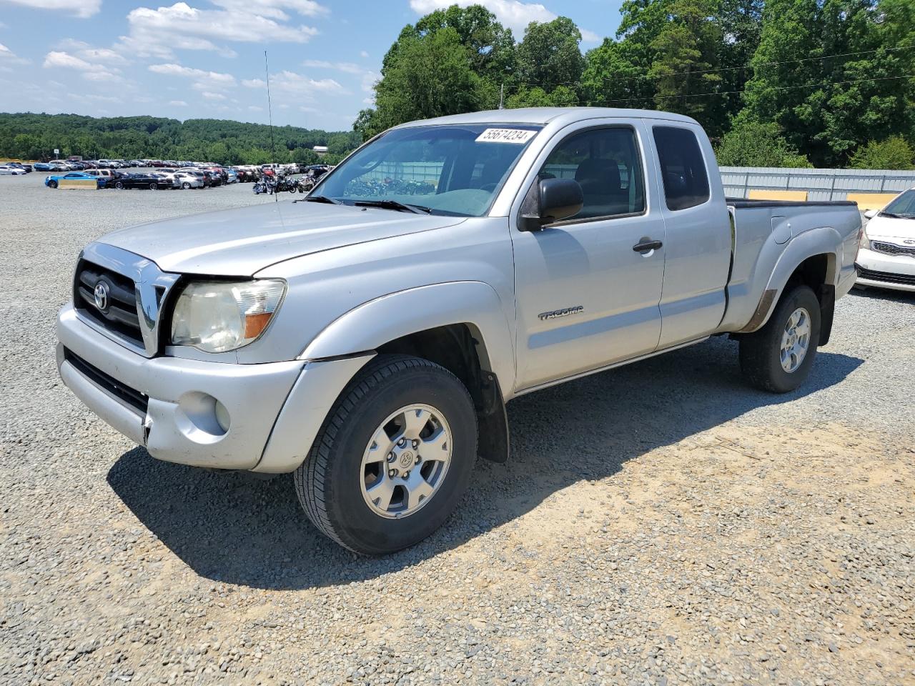 toyota tacoma 2005 5tetu62n45z076941