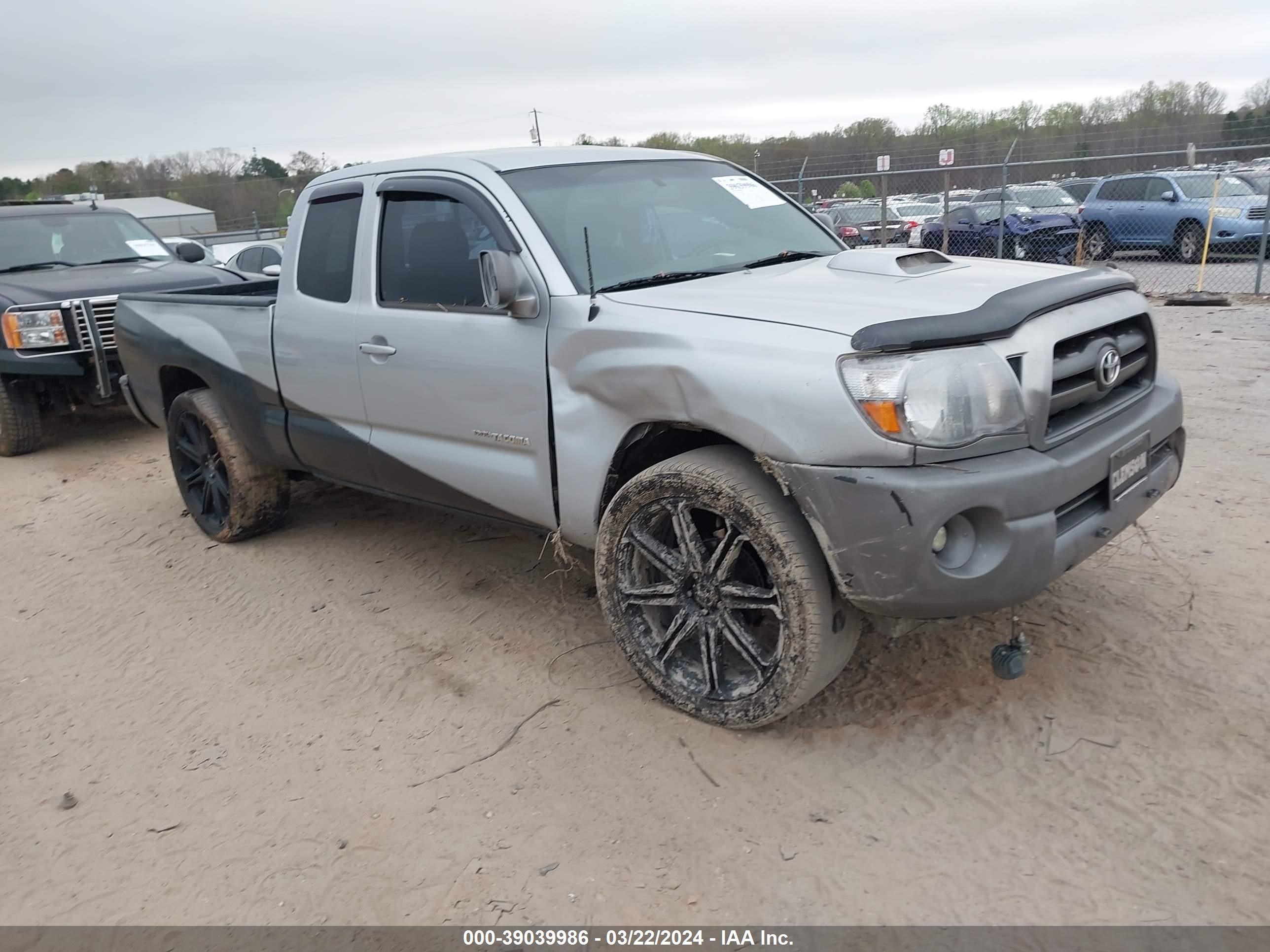 toyota tacoma 2007 5tetx22n27z396651