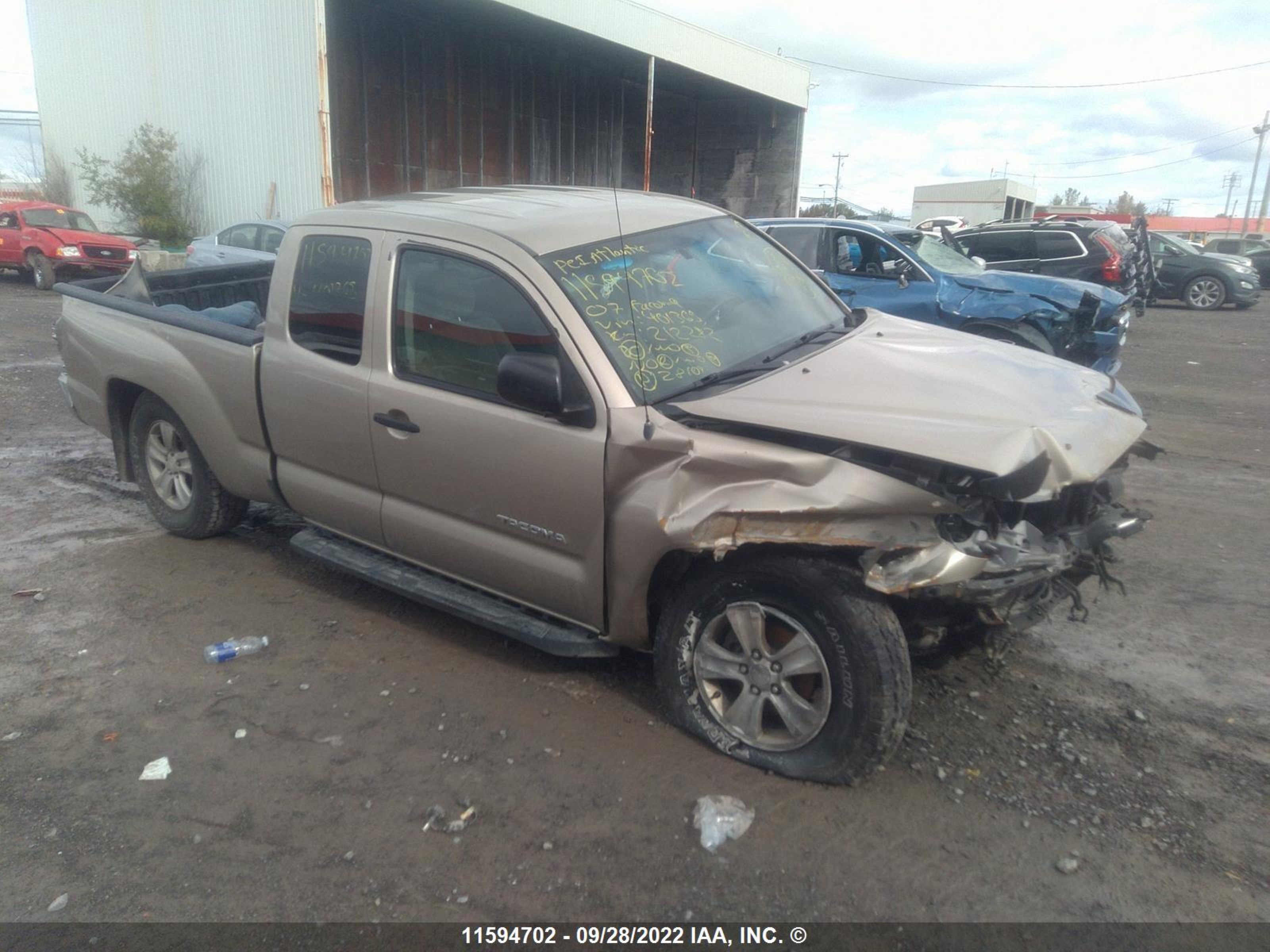 toyota tacoma 2007 5tetx22n67z401365