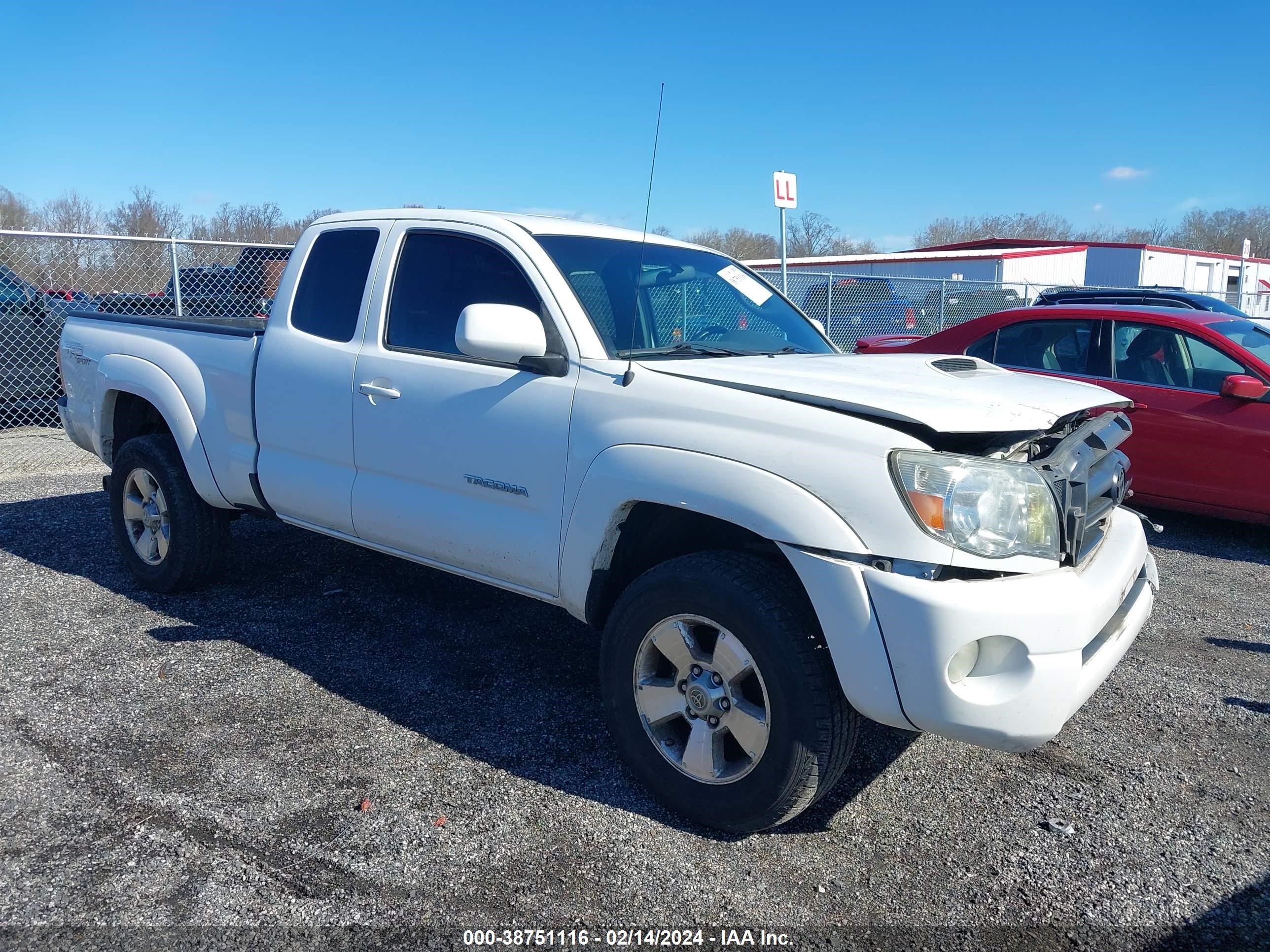 toyota tacoma 2007 5teuu42n17z399906