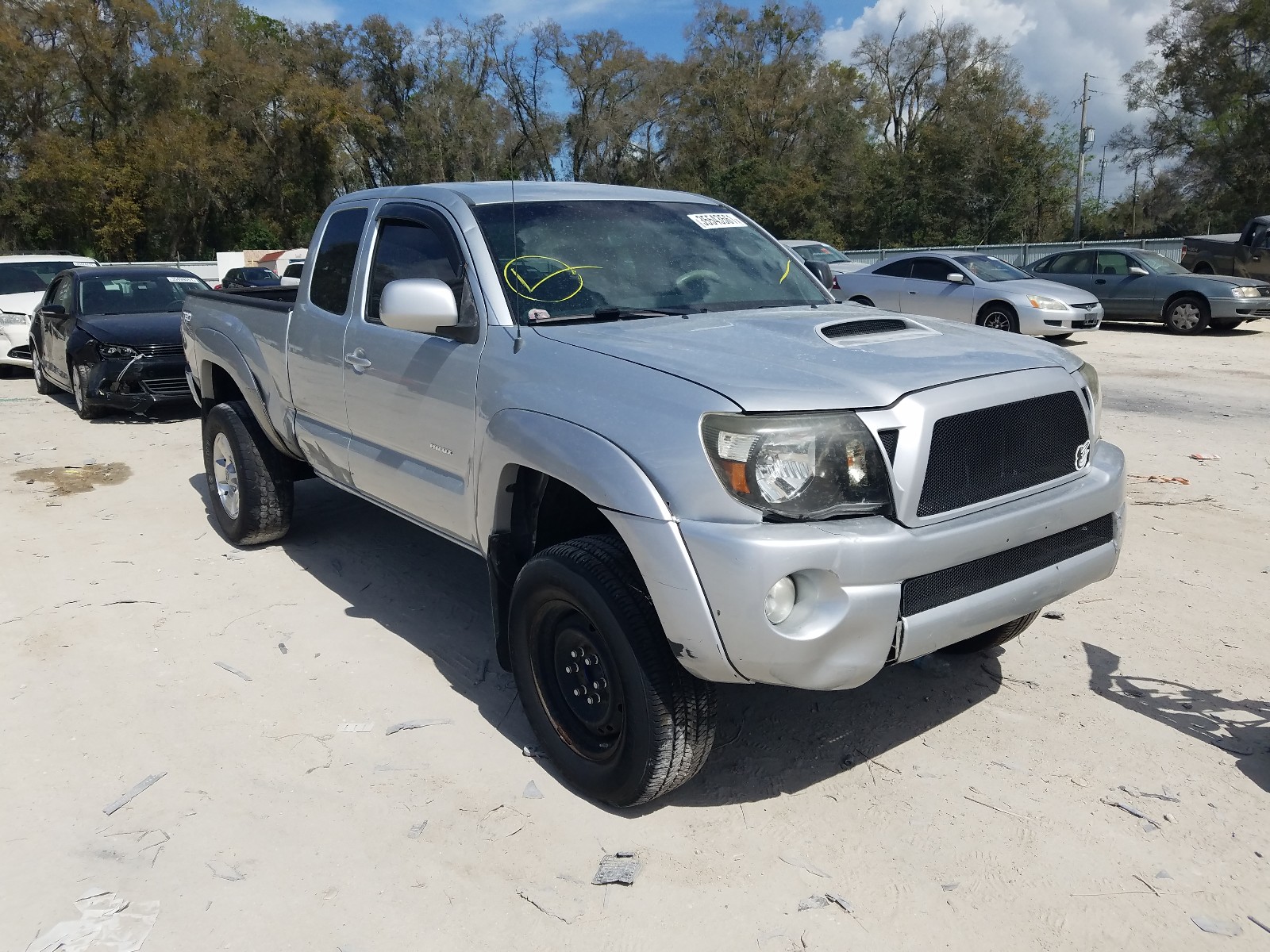 toyota tacoma acc 2007 5teuu42n37z374490