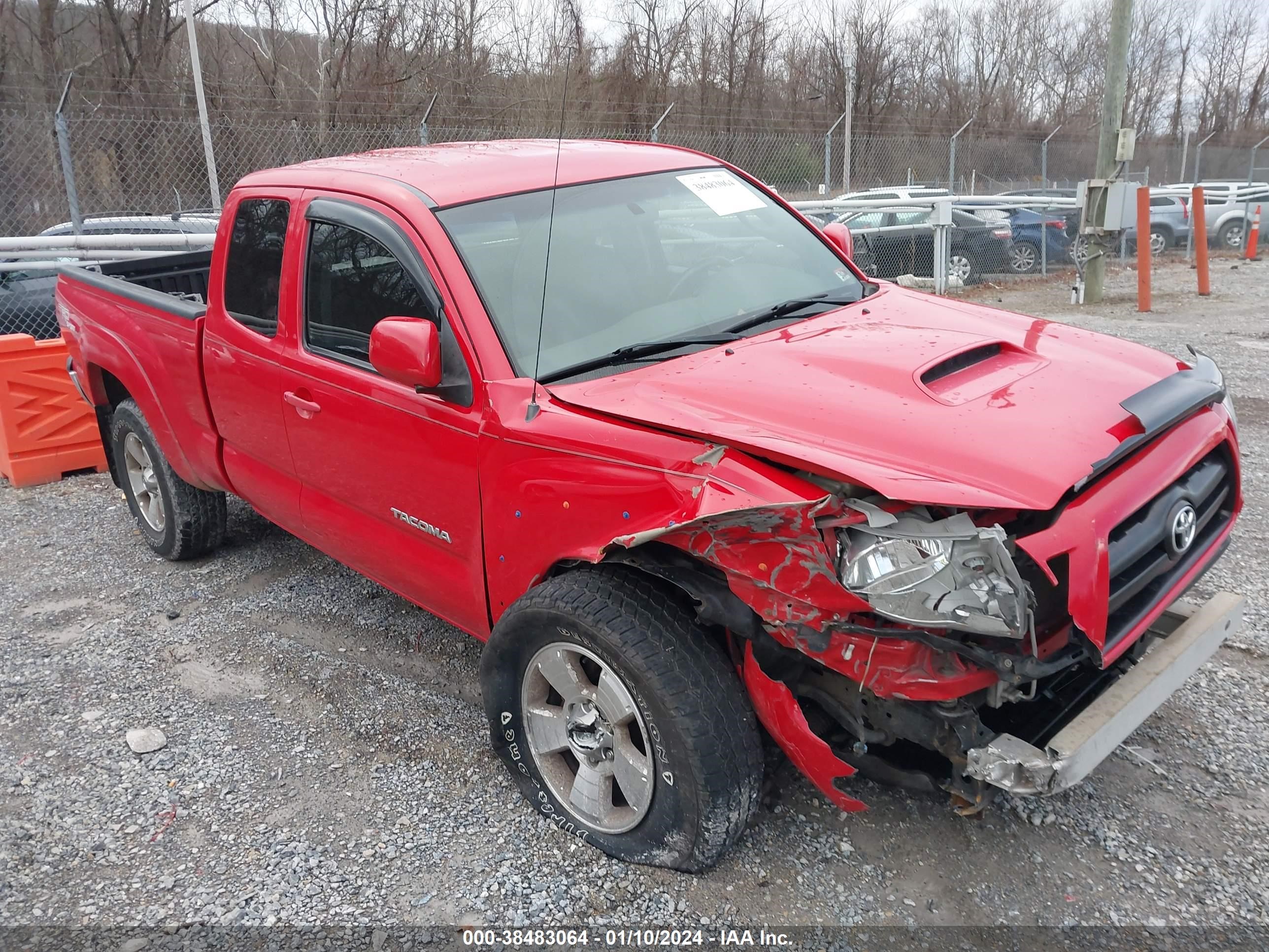 toyota tacoma 2005 5teuu42n75z080989