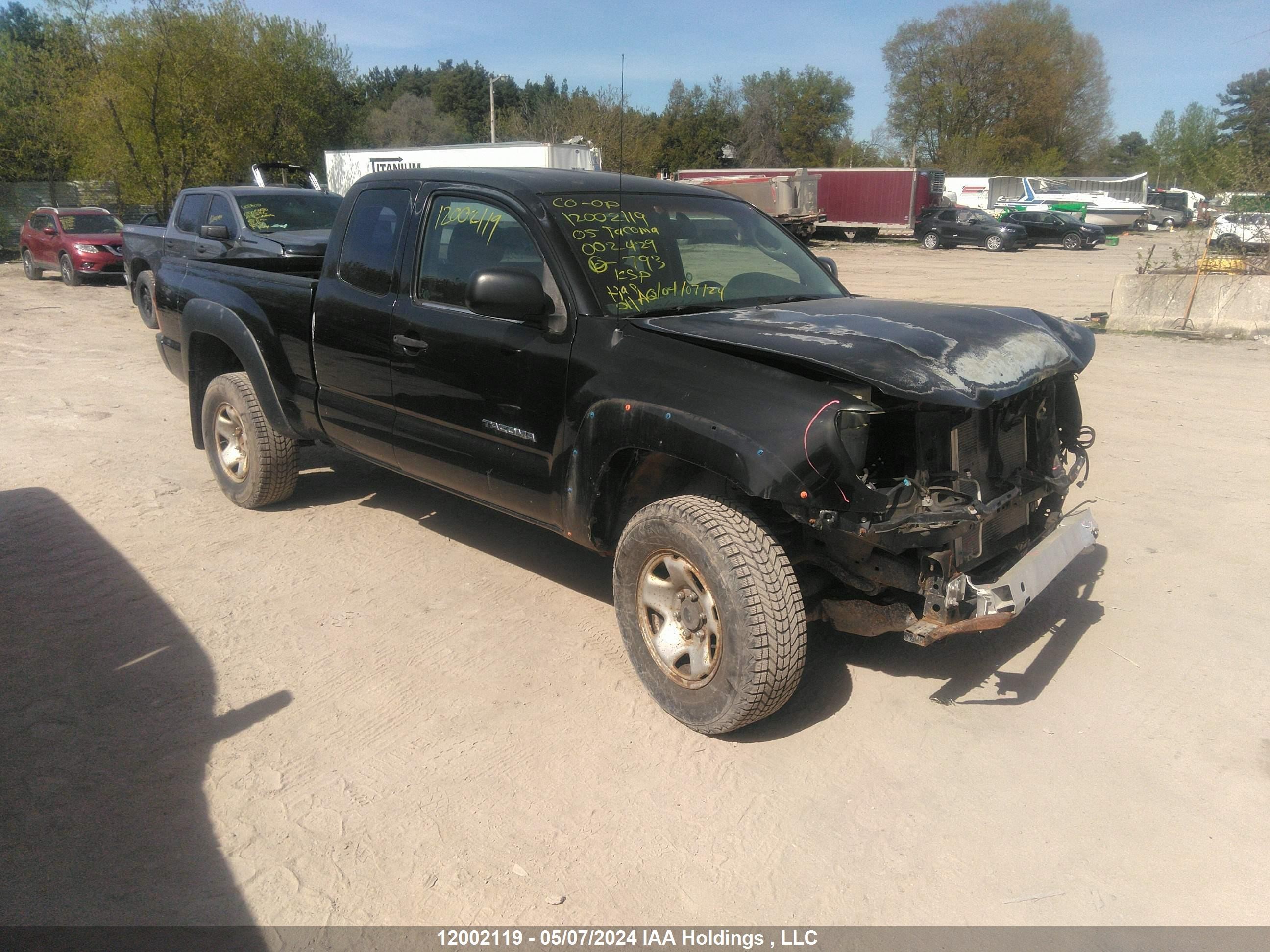 toyota tacoma 2005 5teuu42n85z002429