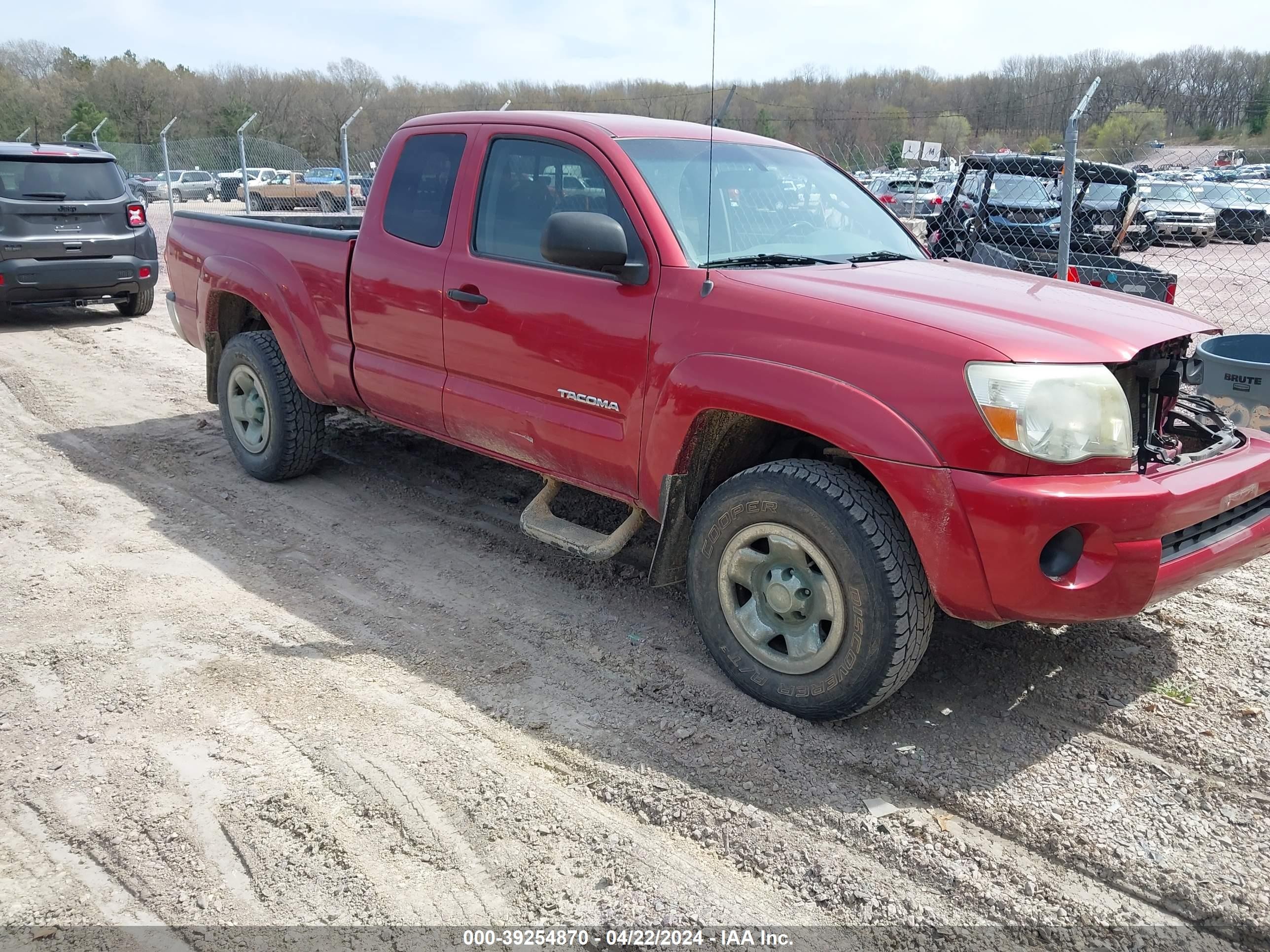 toyota tacoma 2005 5teux42n75z090400