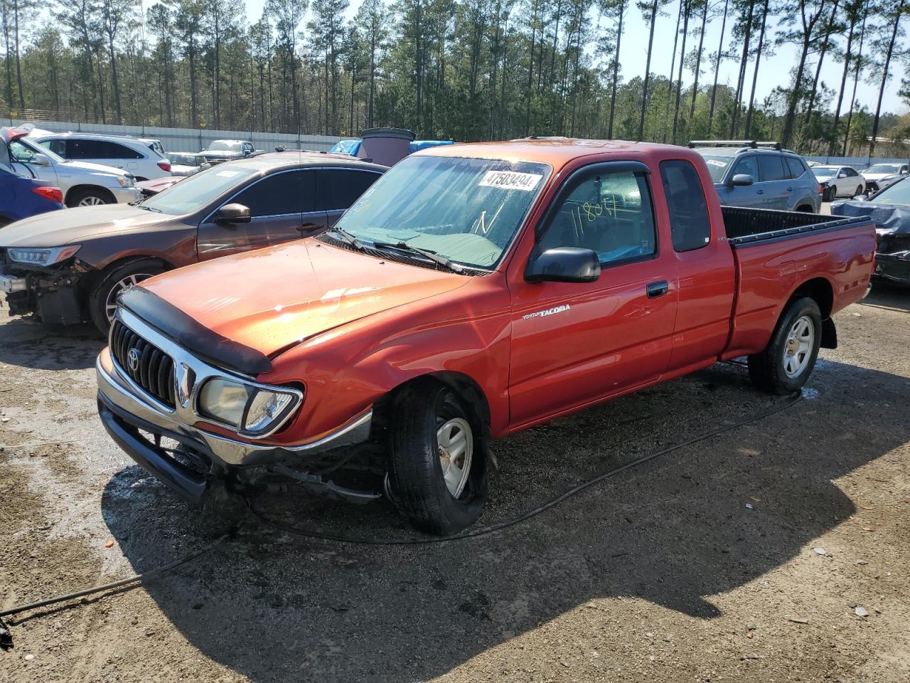 toyota tacoma 2004 5tevl52n04z408247