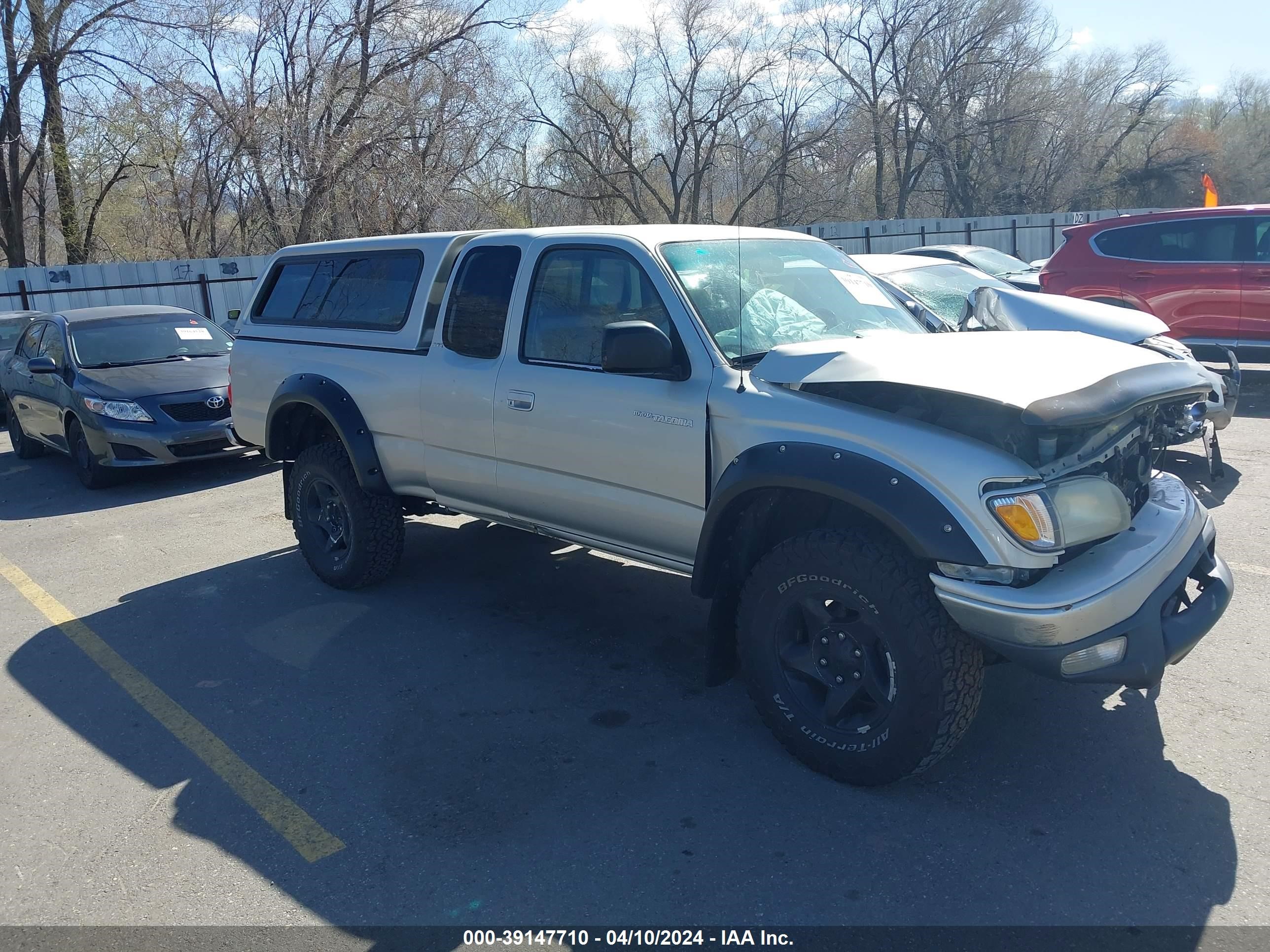 toyota tacoma 2001 5tewm72n41z802634