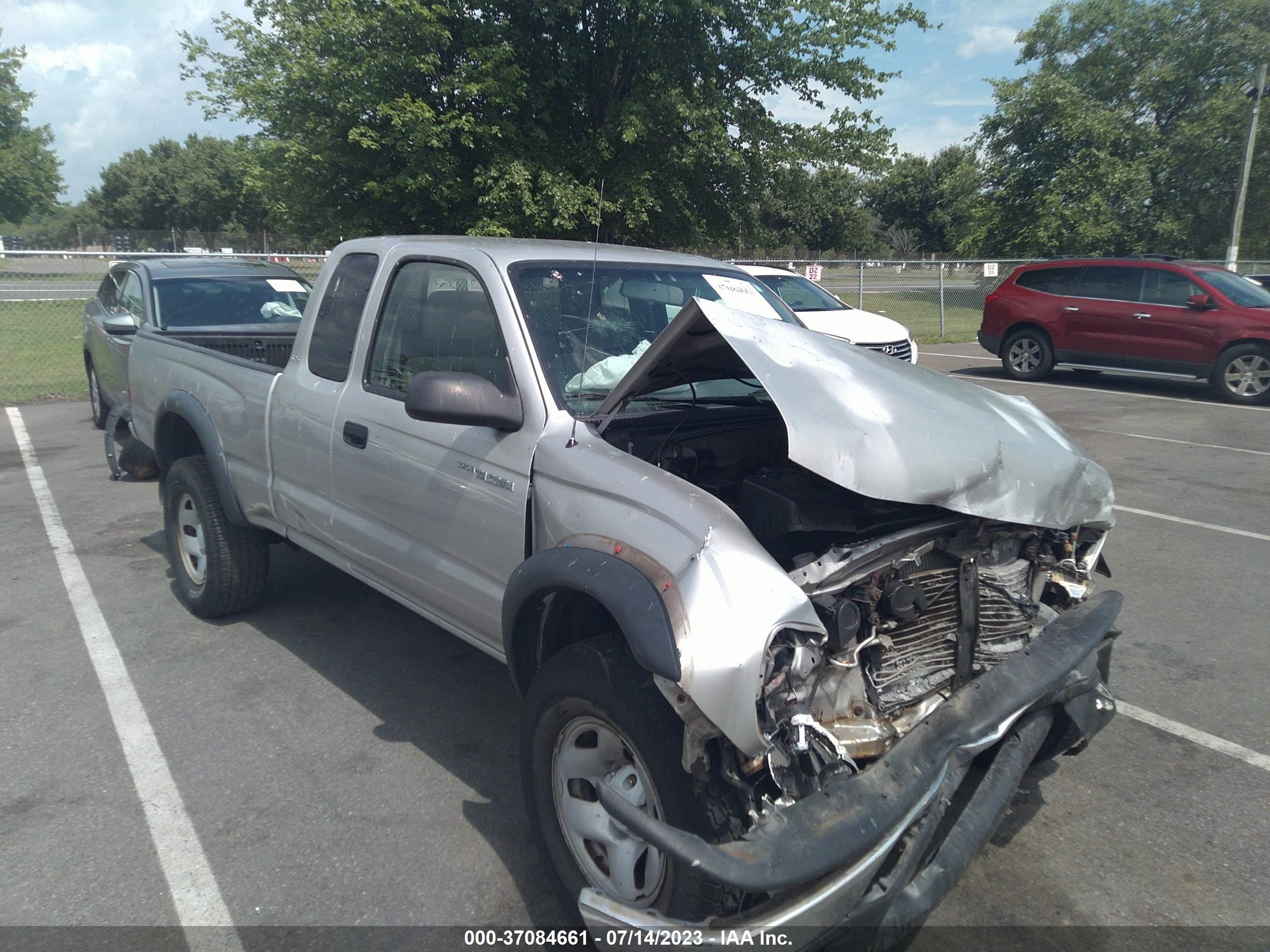 toyota tacoma 2004 5tewm72nx4z389865