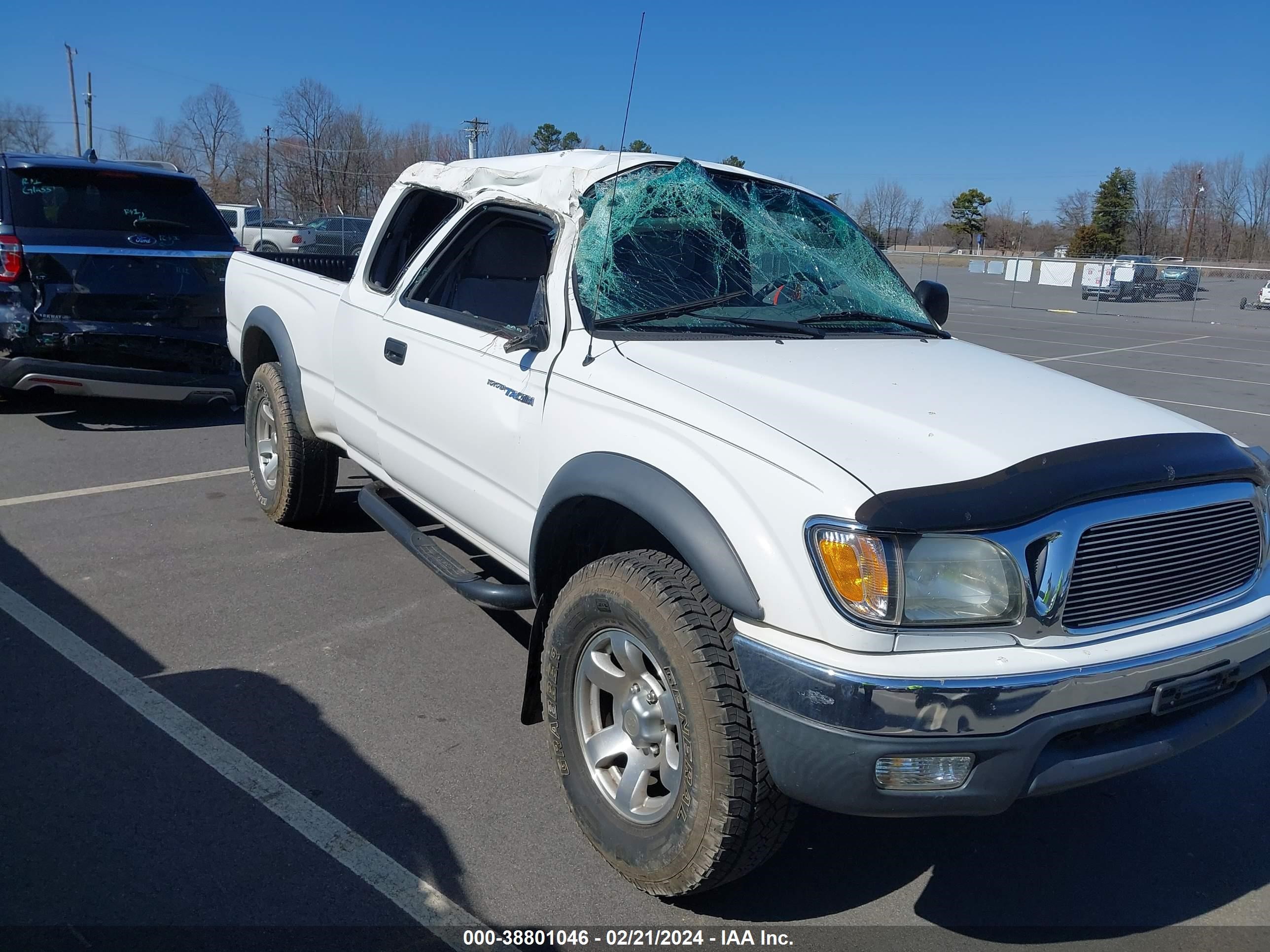 toyota tacoma 2001 5tewn72n91z877469