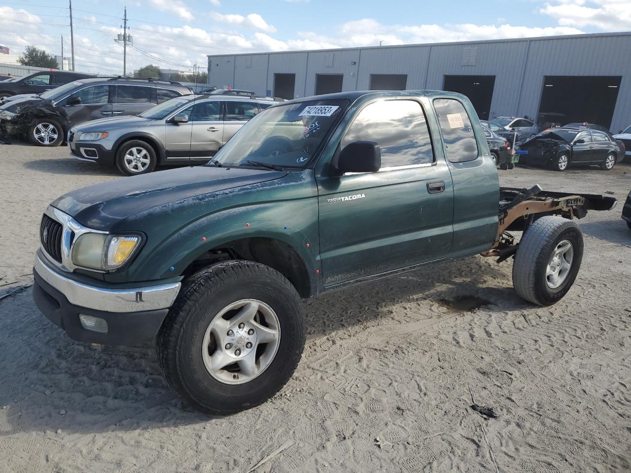 toyota tacoma 2003 5tewn72nx3z175387