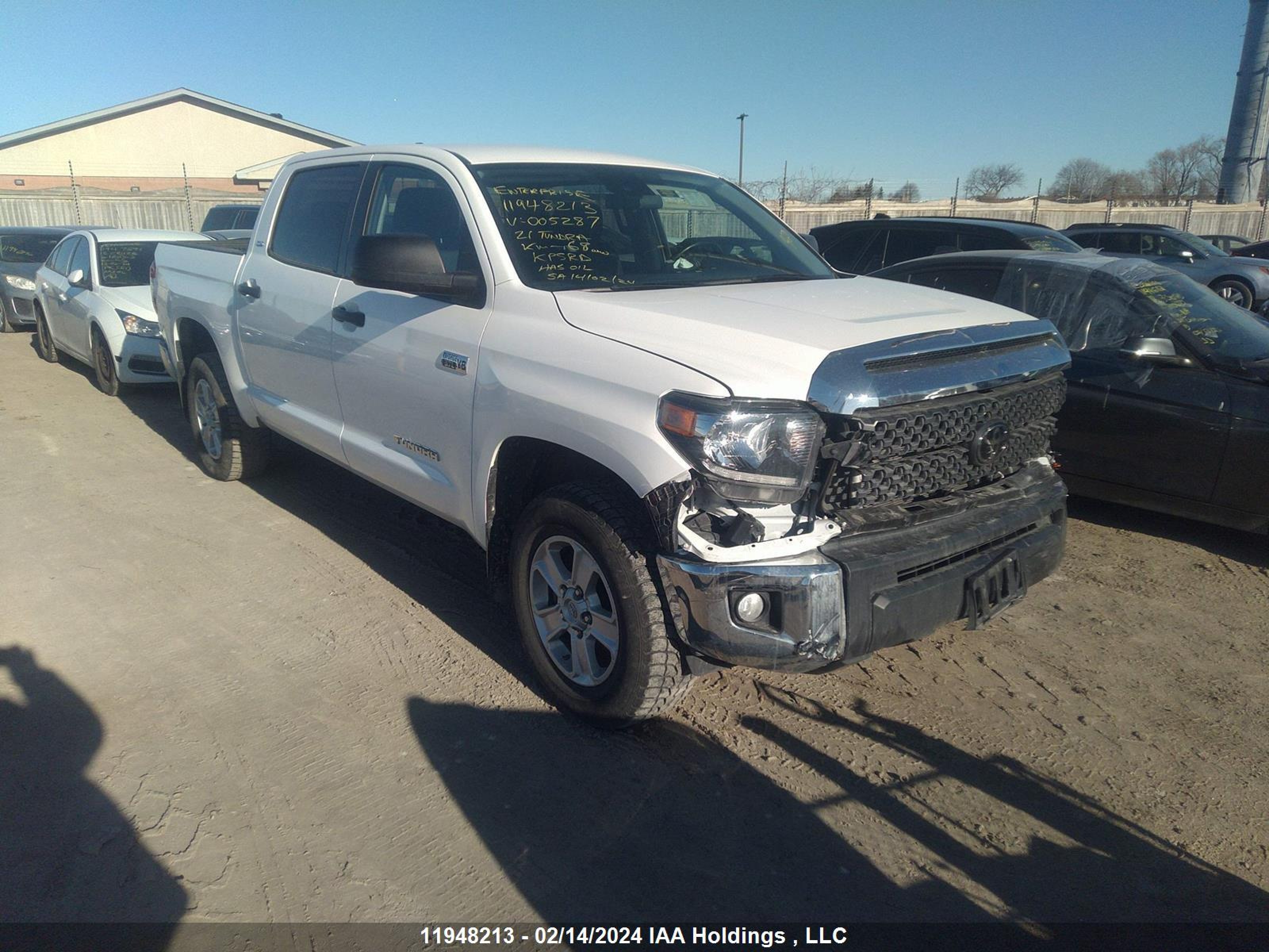 toyota tundra 2021 5tfdy5f18mx005287