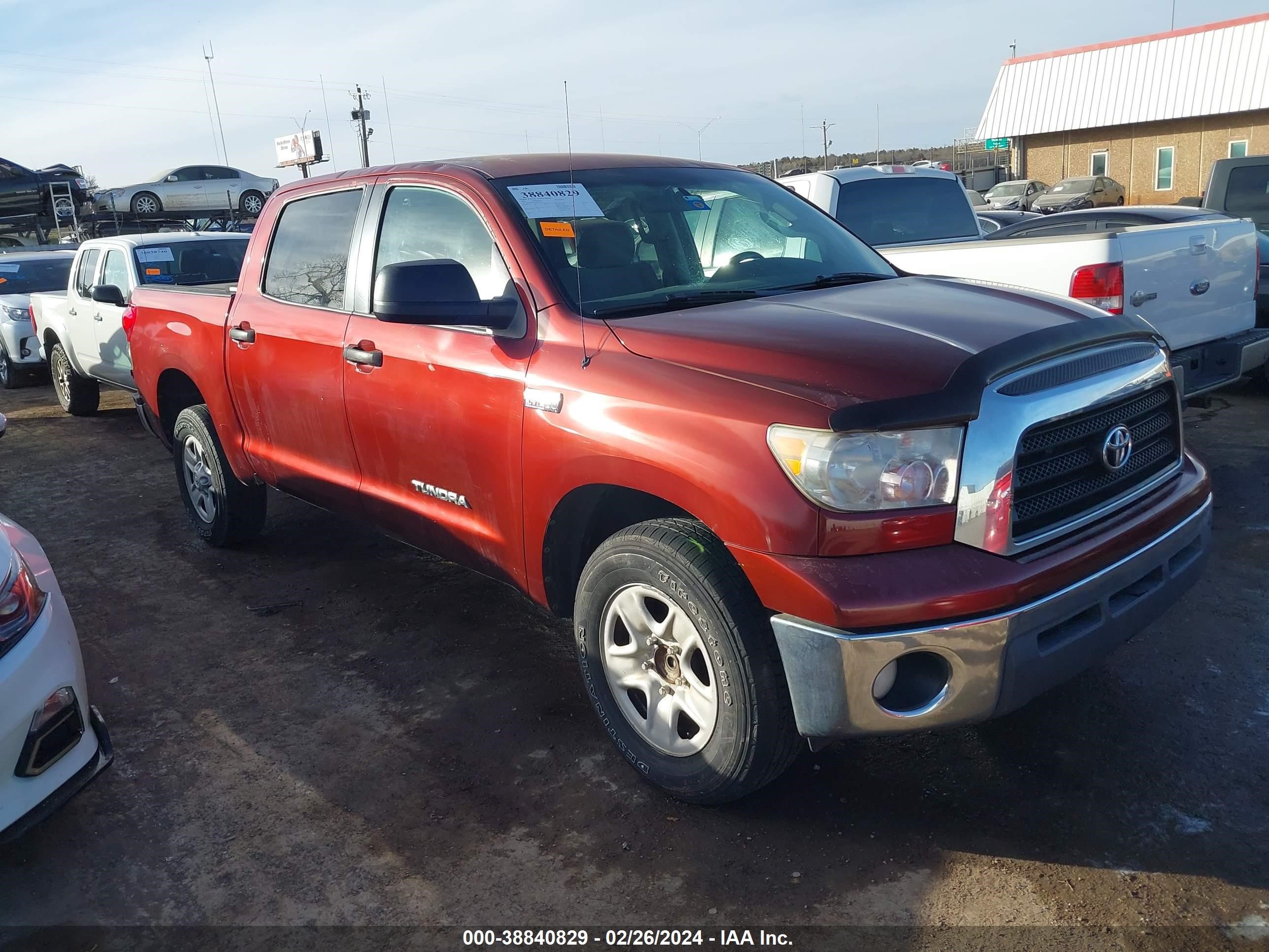 toyota tundra 2008 5tfev54108x057079