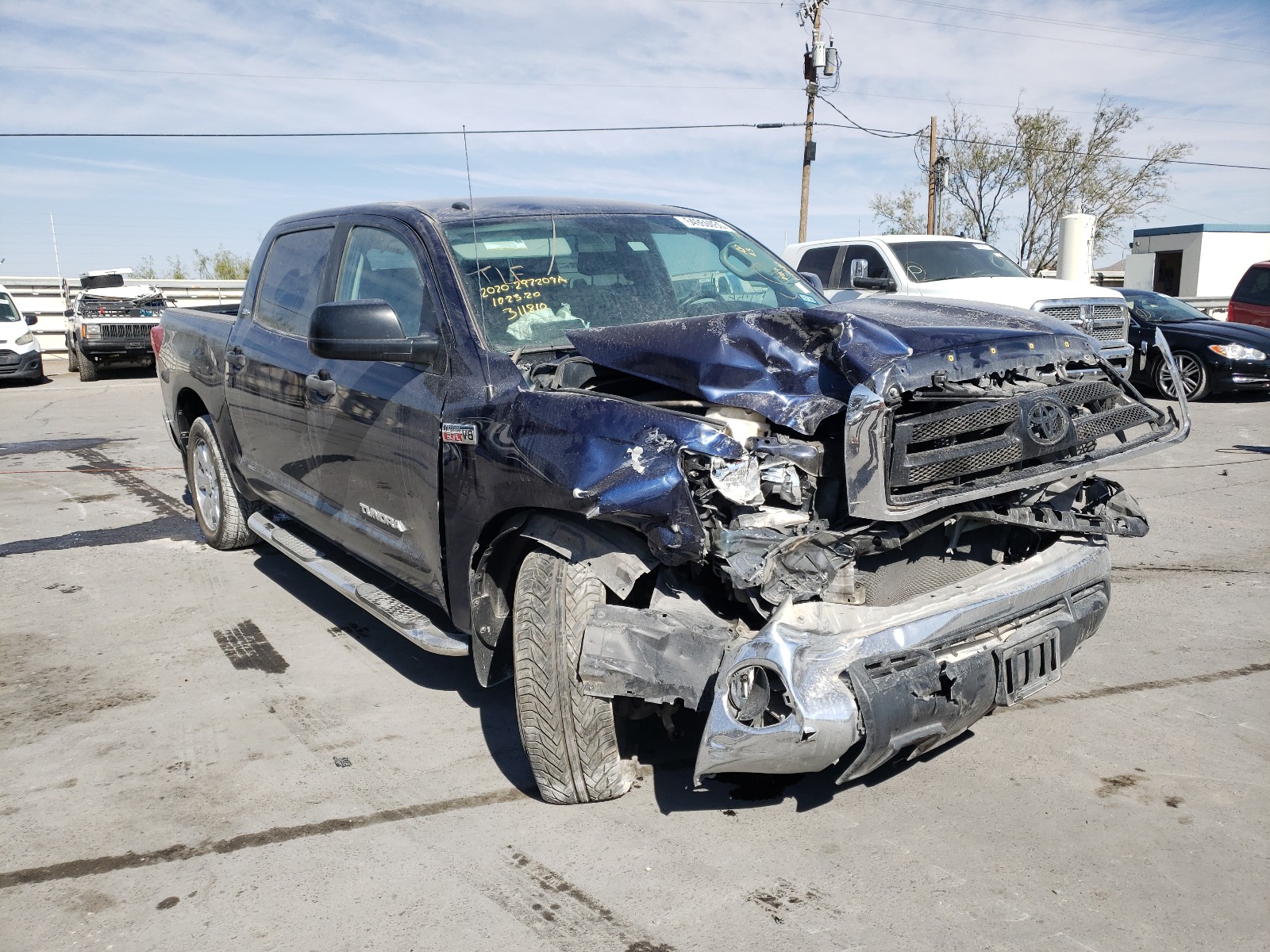 toyota tundra cre 2010 5tfey5f14ax095649