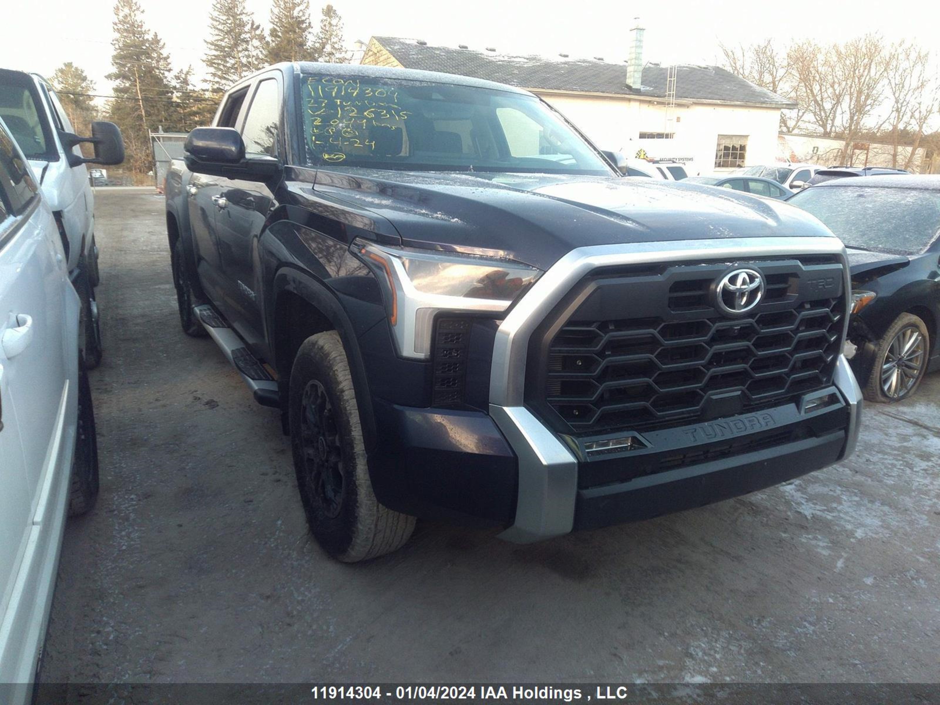 toyota tundra 2023 5tfja5db1px126315