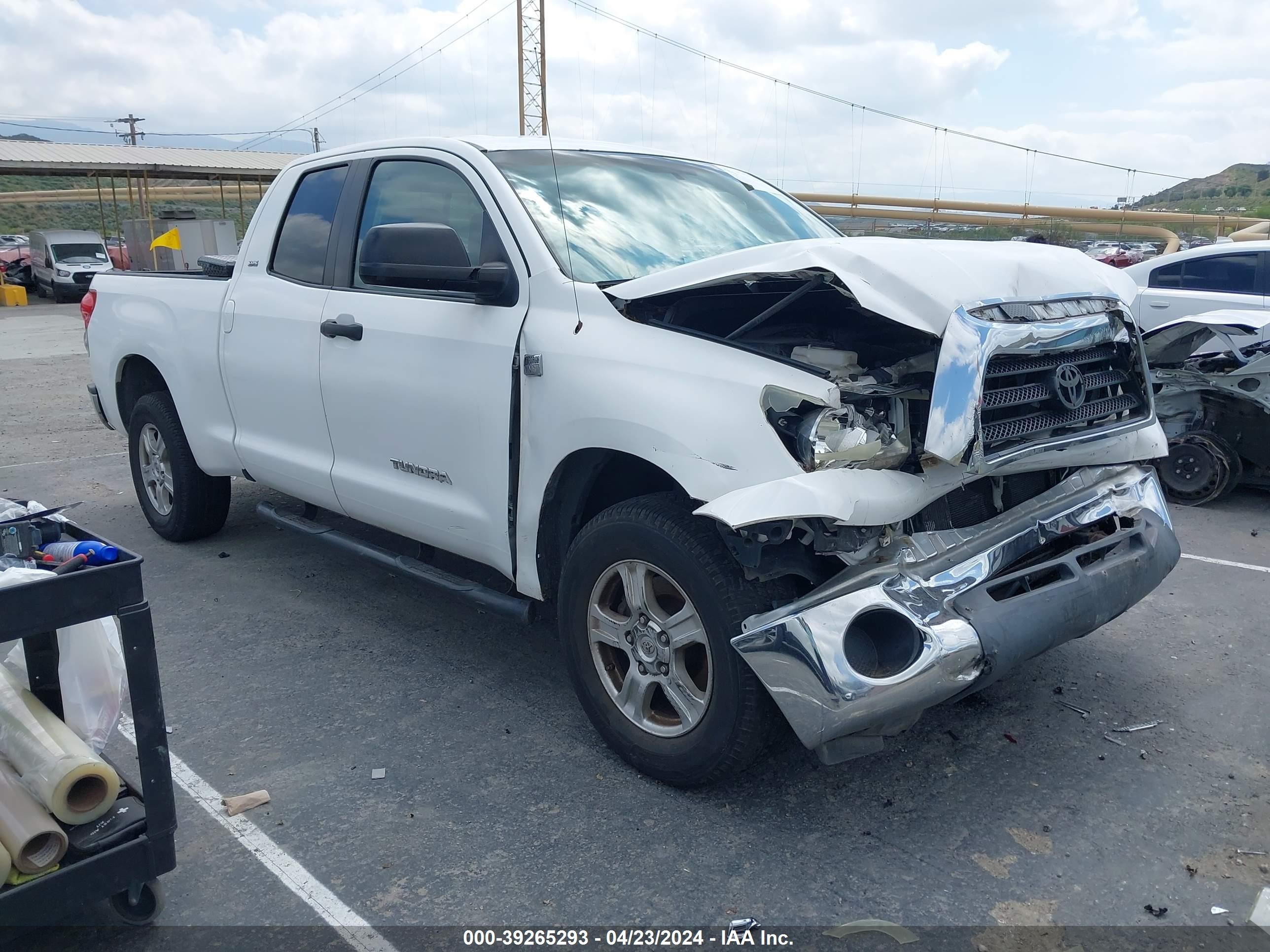 toyota tundra 2007 5tfrt54107x015842