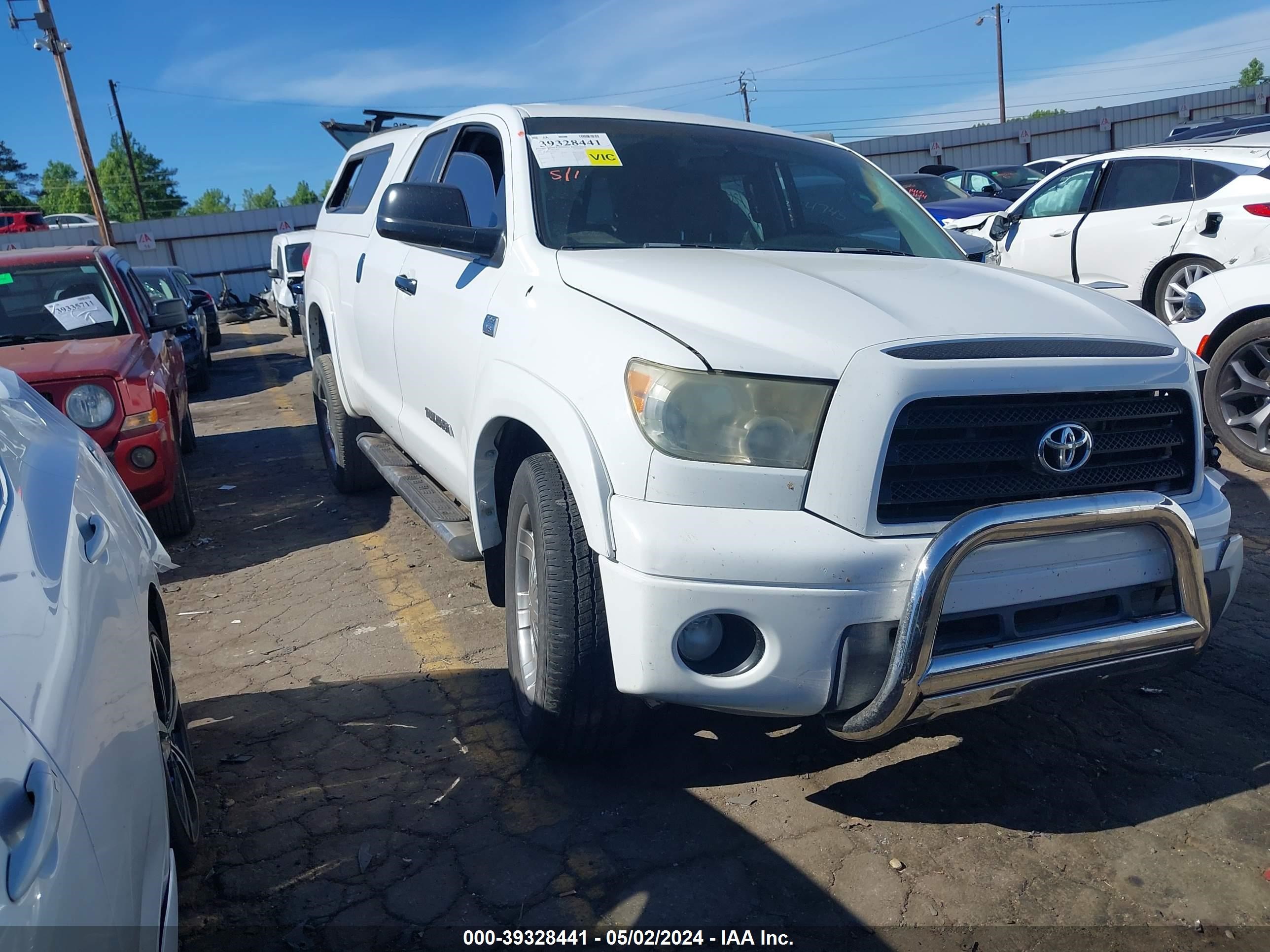 toyota tundra 2007 5tfrt54117x002131