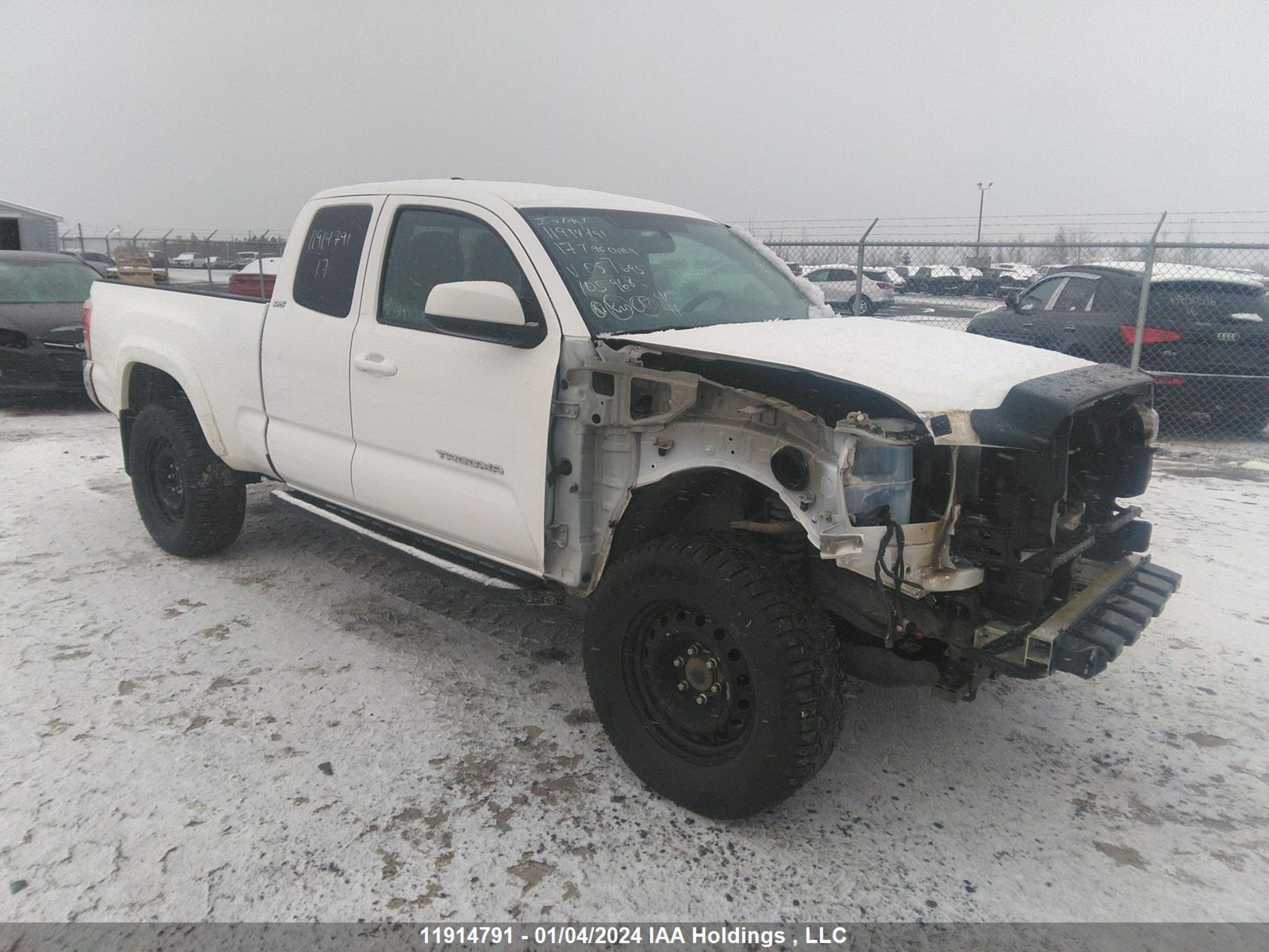 toyota tacoma 2017 5tfsx5en2hx057695