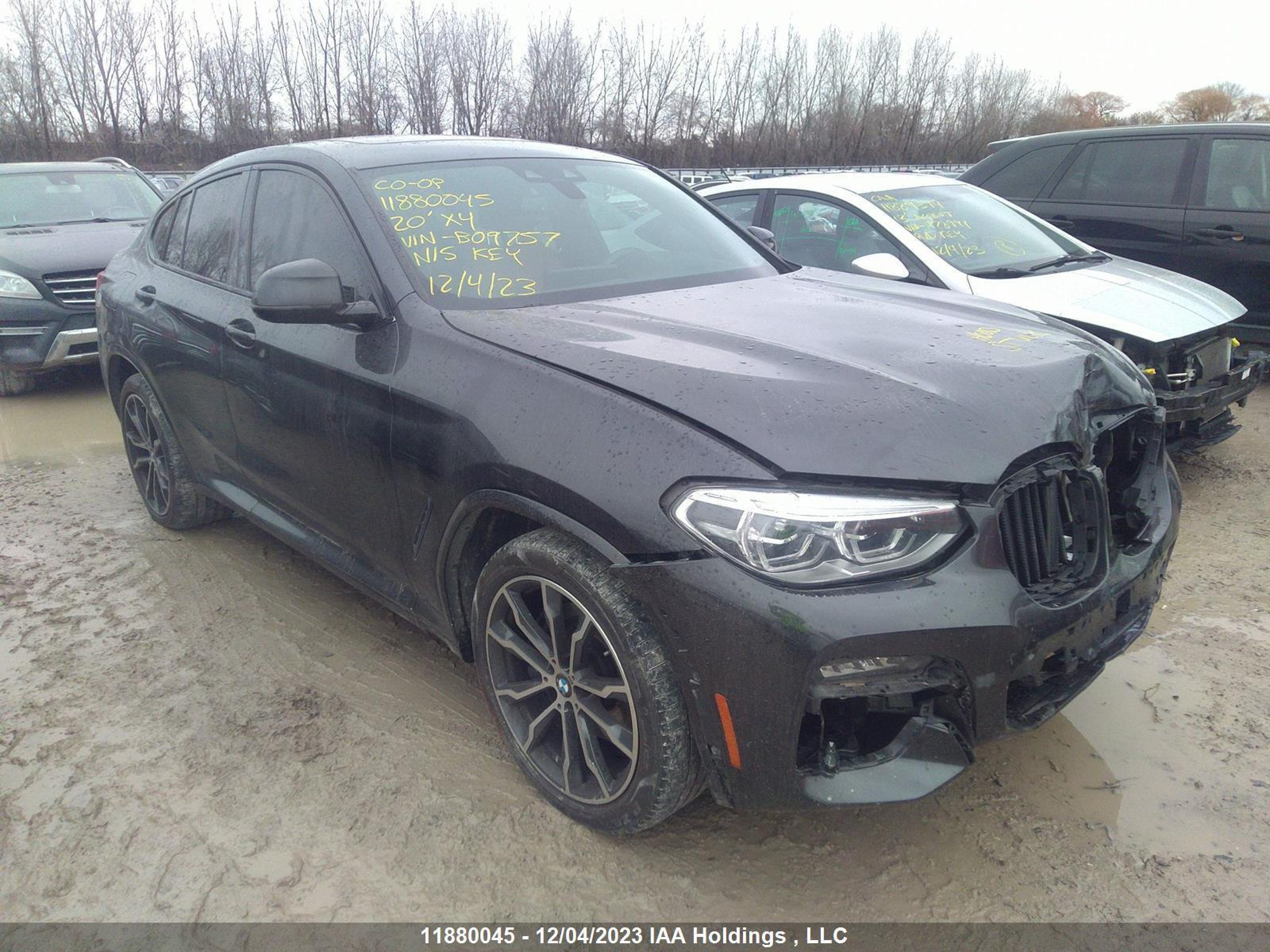 bmw x4 2020 5ux2v1c01l9b09757