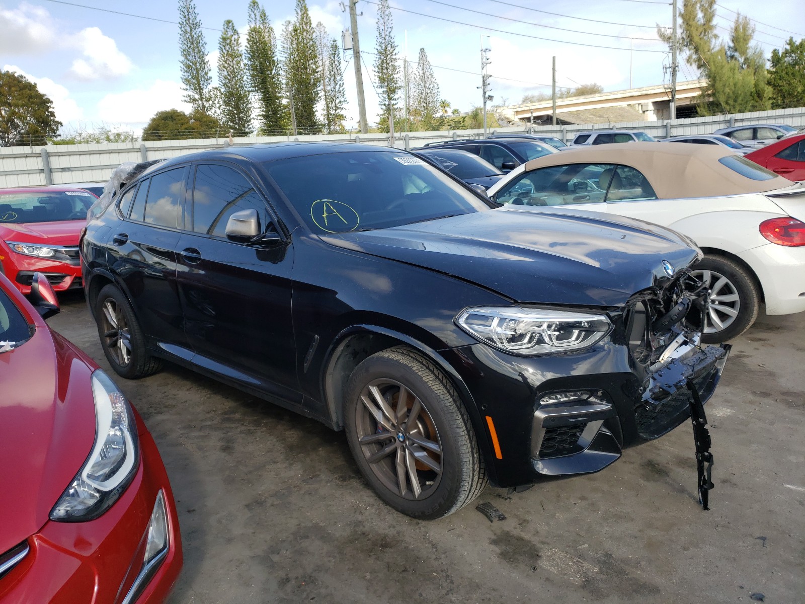 bmw x4 xdrivem 2020 5ux2v5c02l9b62362