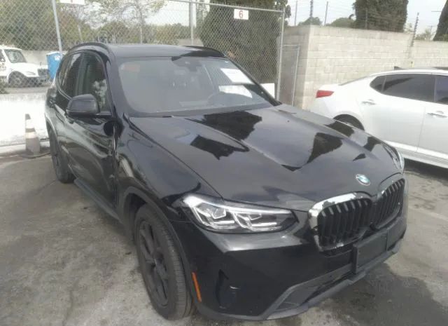 bmw x3 2022 5ux43dp07n9k58359