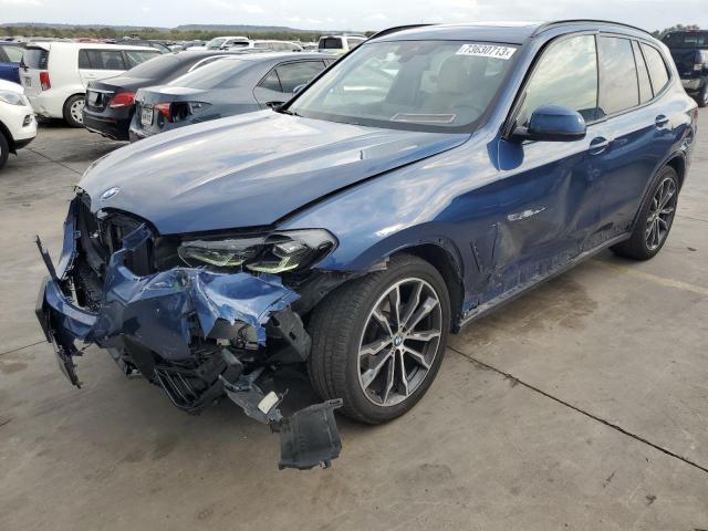 bmw x3 2022 5ux43dp07n9m62336