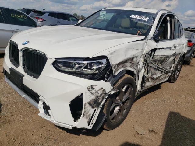 bmw x3 xdrive3 2022 5ux53dp01n9k76005