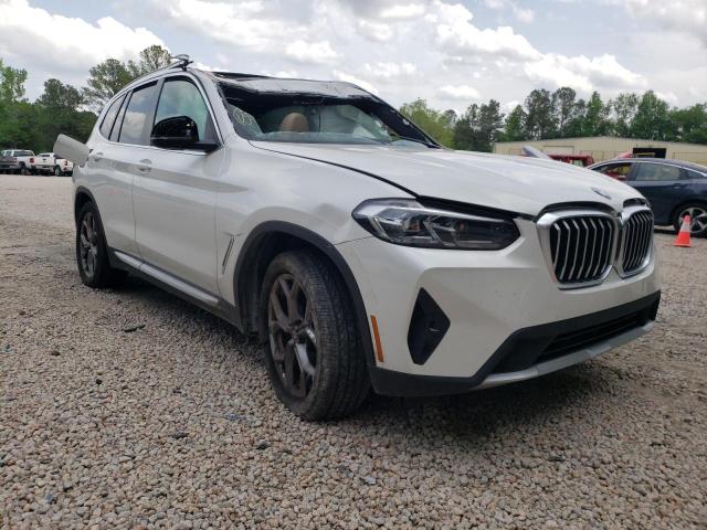 bmw x3 xdrive3 2022 5ux53dp06n9j31624