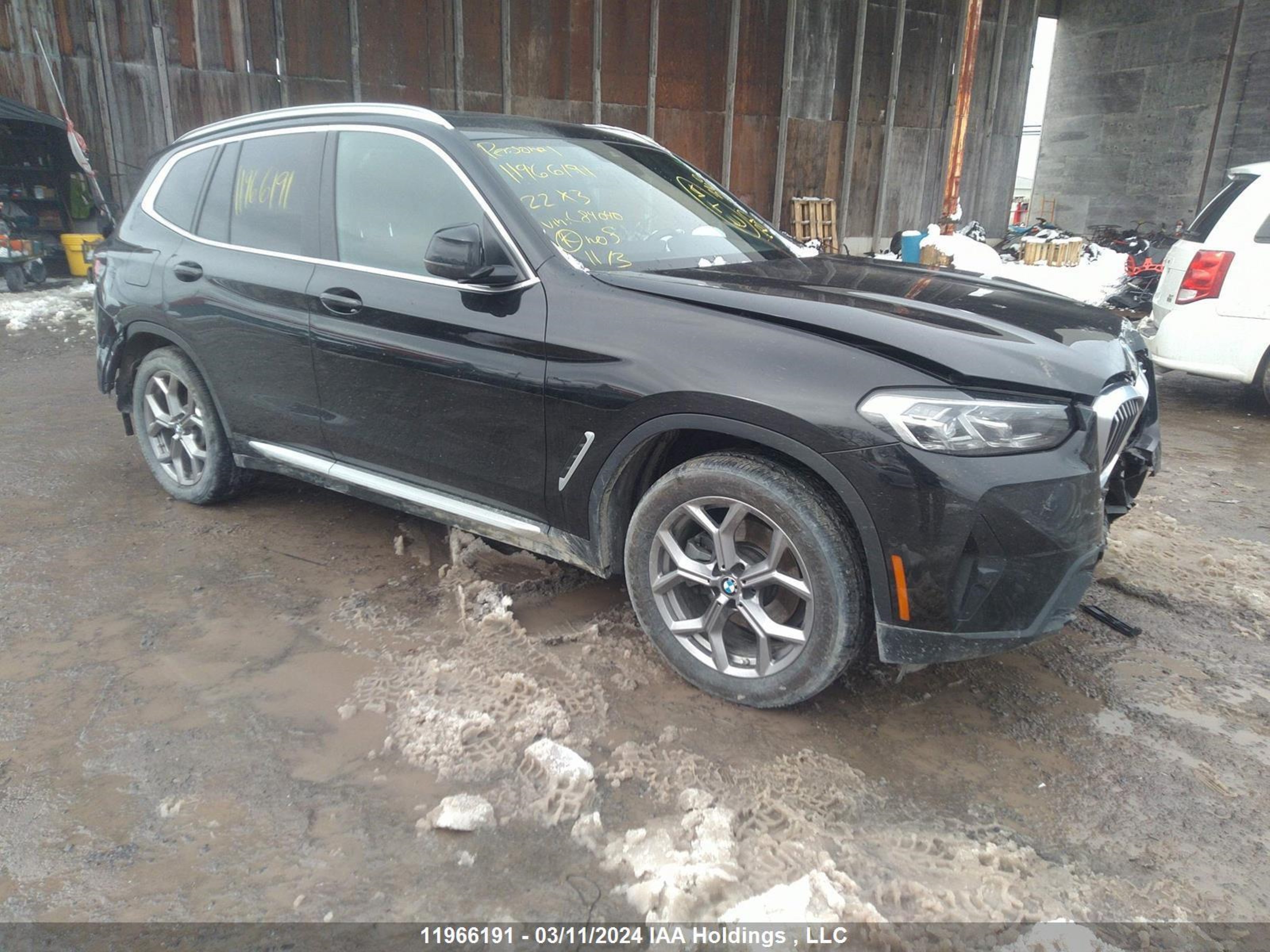 bmw x3 2022 5ux53dp06n9l84040