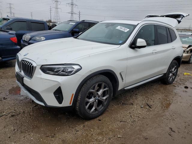 bmw x3 xdrive3 2022 5ux53dp07n9j86664