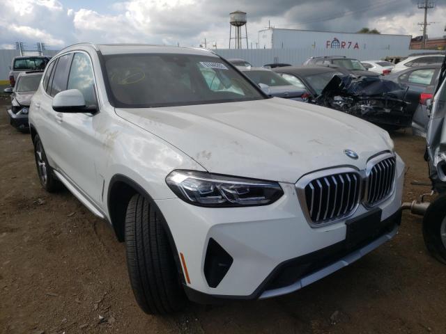 bmw x3 xdrive3 2022 5ux53dp07n9l22520